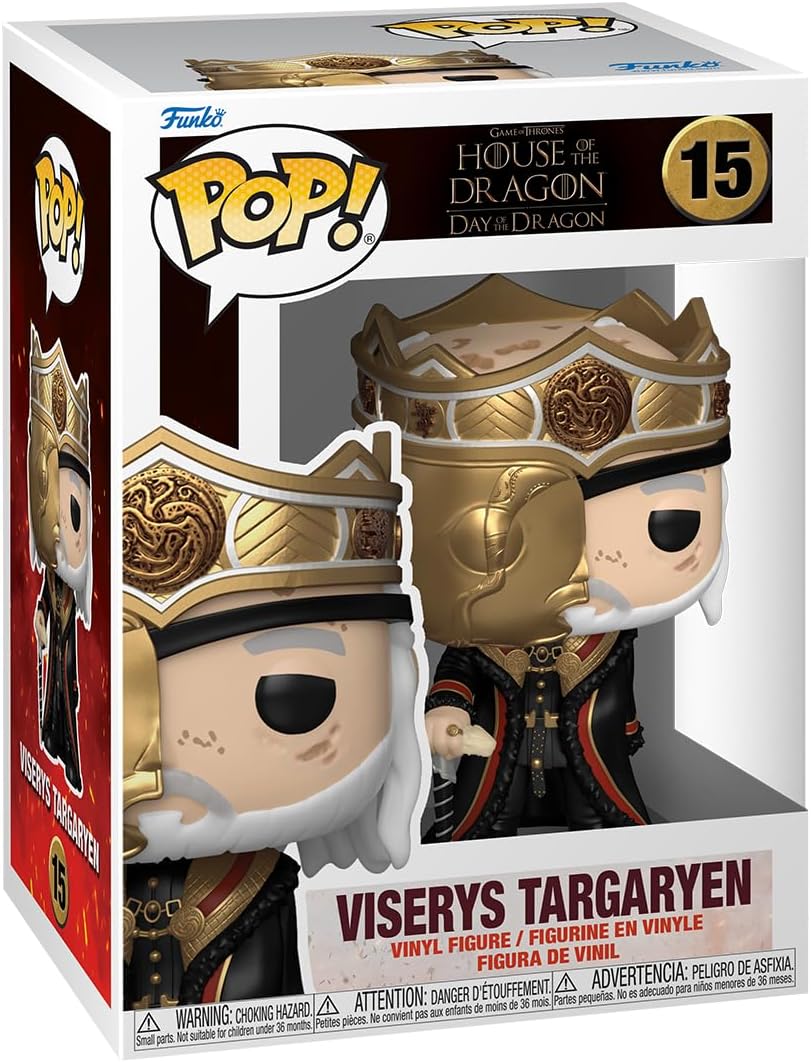 Funko Pop! TV: House of the Dragon - Masked King Viserys Targaryen Vinyl Figure (76474) 1