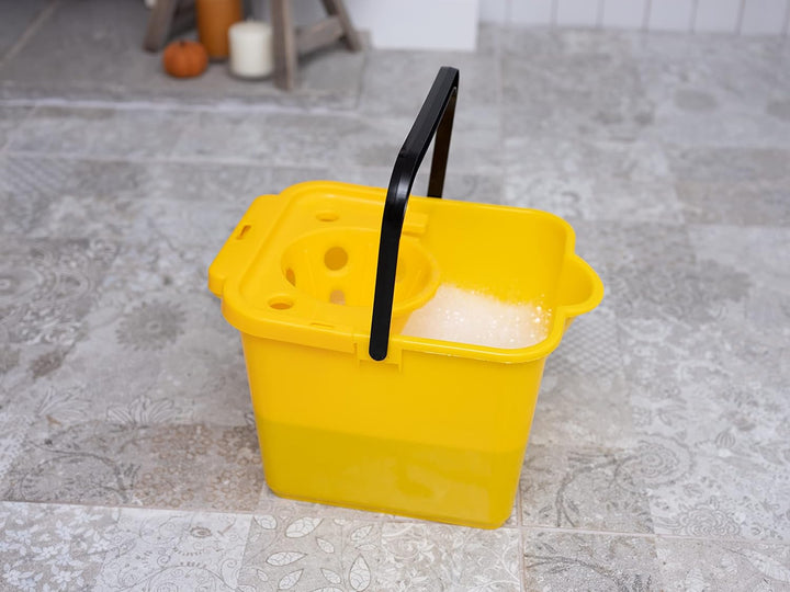 Addis Mop Pail and Wringer 12L - Sunshine Yellow