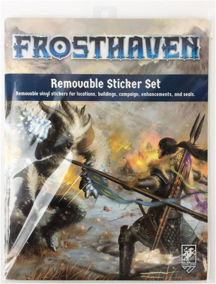 Cephalofair Games Frosthaven Removable Sticker Game Set (CPH0603)