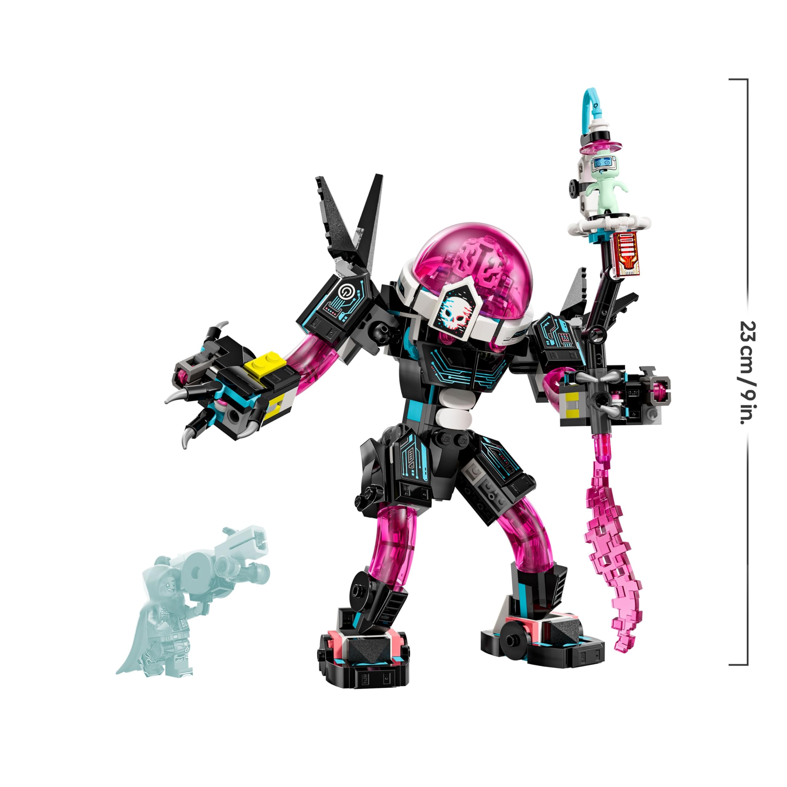 LEGO DREAMZzz Mateo vs. Cyber Brain Mech Building Set - 2-in-1 Robot & Scorpion | Ages 8+ 9