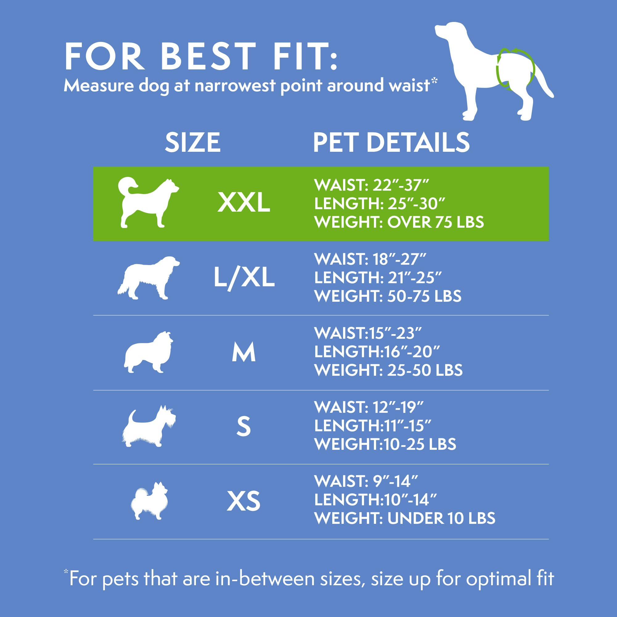 Simple Solution True Fit Disposable Dog Diapers for Female Dogs - XXL (22-37in Waist) - 30 Count 4
