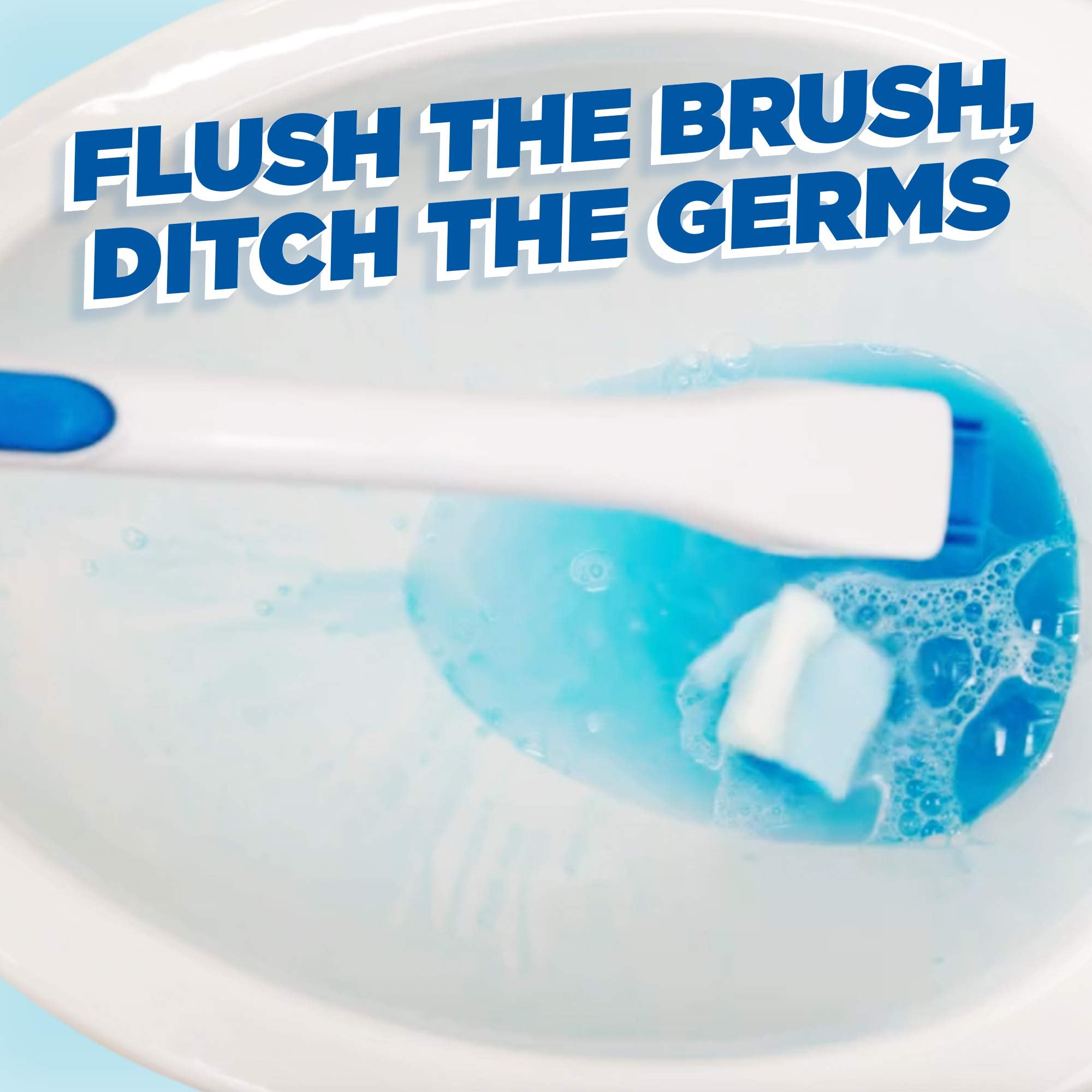 DUCK Toilet Fresh Brush Starter Kit with 1 Handle and 4 Flushable Cleansing Pads 4