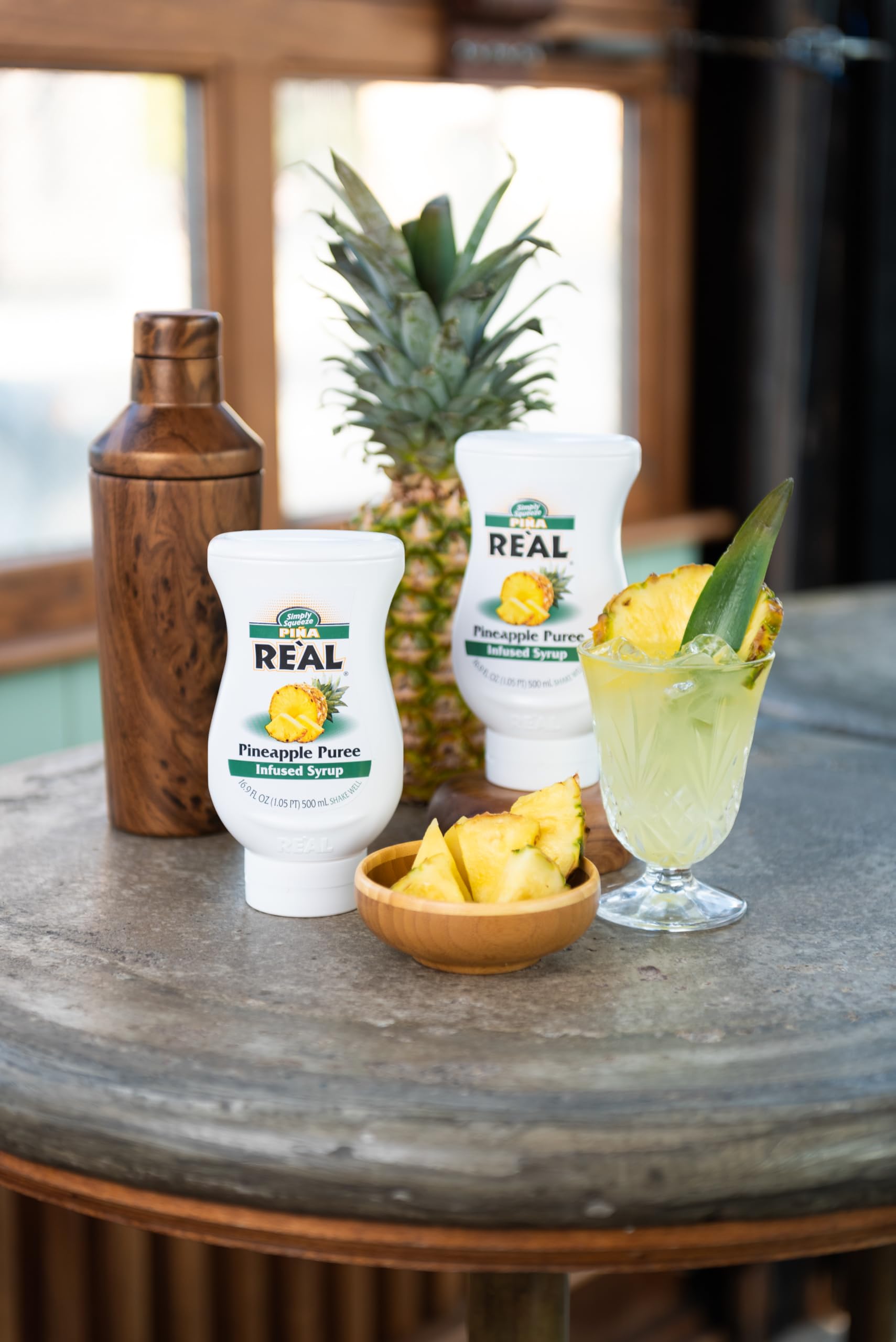 Reàl Infused Exotics Pineapple Syrup - 40% Real Fruit Puree | 500 ml | Gluten Free, Vegan 6