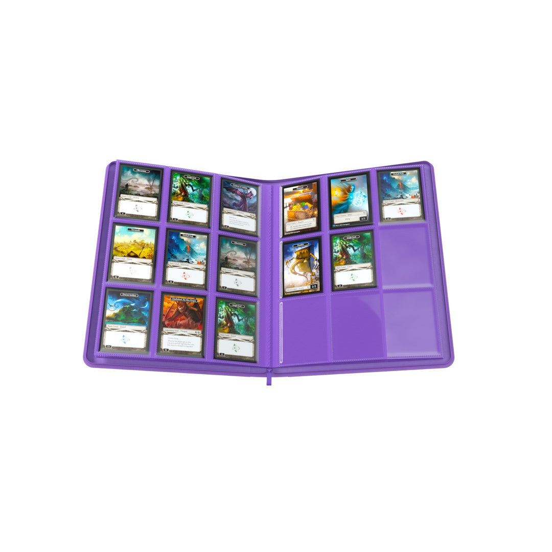 Gamegenic Zip-Up Album 18-Pocket - Purple Trading Card Game Accessory