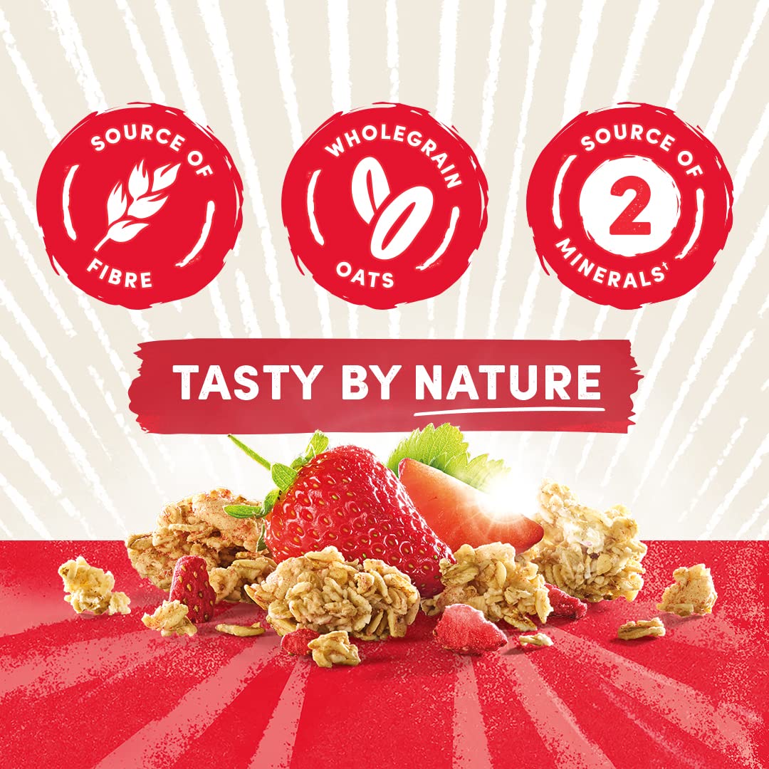 Jordans Country Crisp Strawberry Breakfast Cereal - Oat and Barley Clusters 2