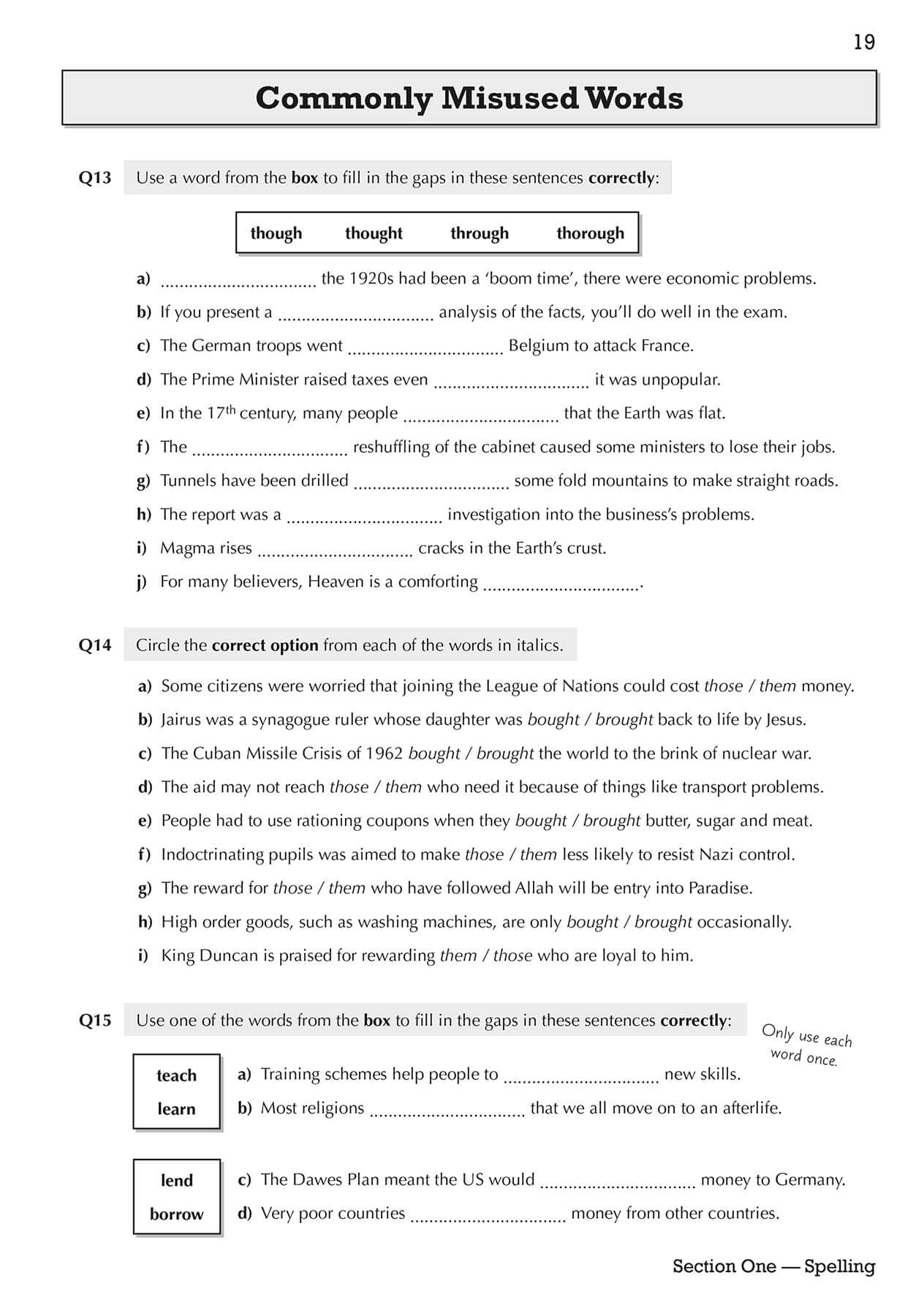 CGP Spelling, Punctuation and Grammar for Grade 9-1 GCSE Workbook | Includes Answers | Ages 14-16 5