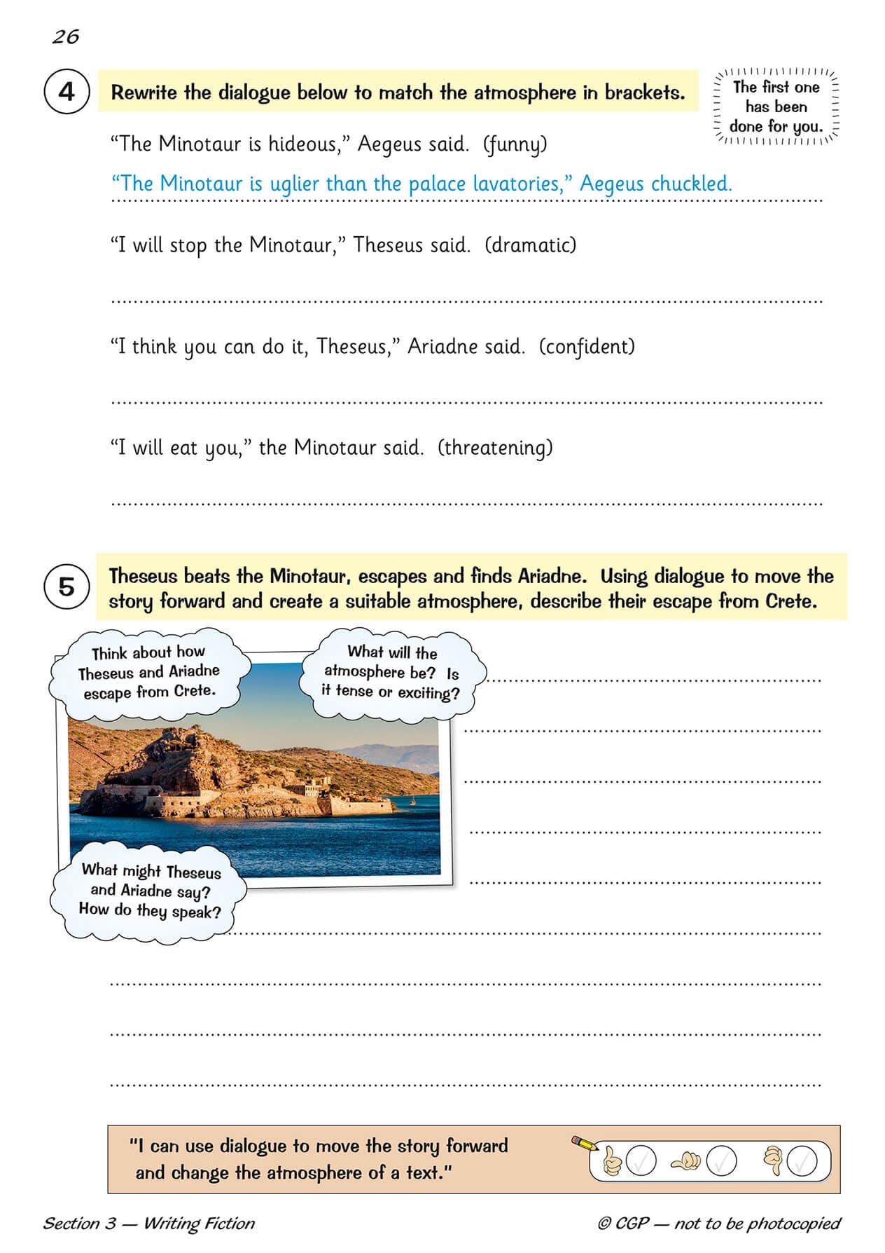 CGP Books Year 6 Writing Targeted Question Book - Ages 10-11 | Paperback | 48 Pages 7