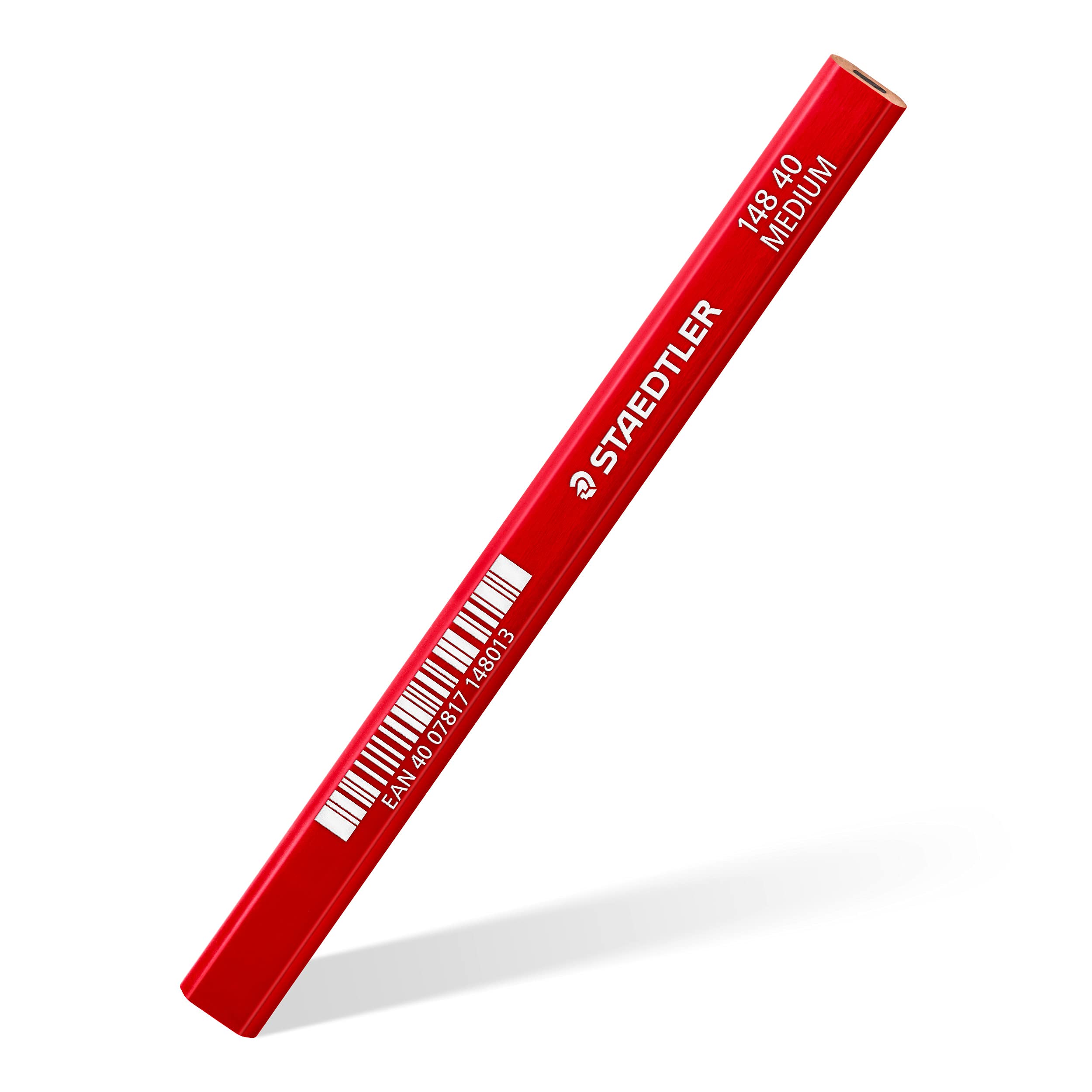 STAEDTLER 148 40 Carpenters Pencil - 2H Lead Hardness | Pack of 12 2
