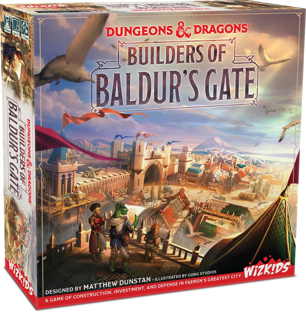 WizKids Dungeons & Dragons: Builders of Baldur's Gate Board Game | 2-5 Players | 90 Min | Ages 14+ 1