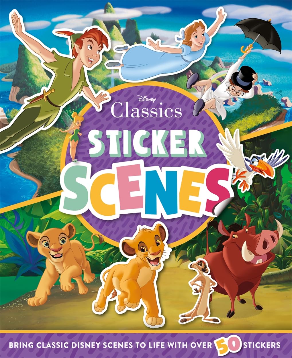 Autumn Disney Classics: Sticker Scenes - 7 Scenes, Over 50 Stickers | Ages 4-6 1