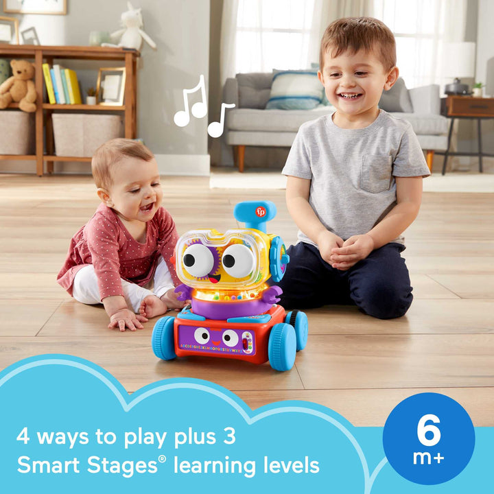 Fisher-Price 4-in-1 Ultimate Learning Bot - Educational Electronic Toy for Ages 6 Months+