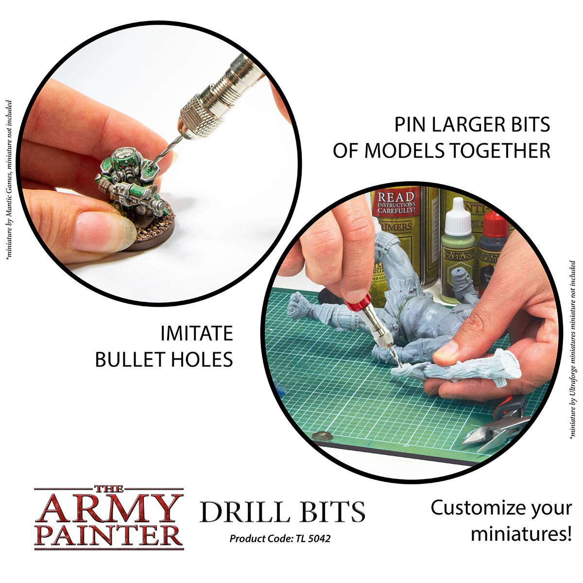 The Army Painter Model Drill Bits - Pack of 10 | 0.7mm-3.0mm | For Plastic, Resin, Metal Miniatures 6