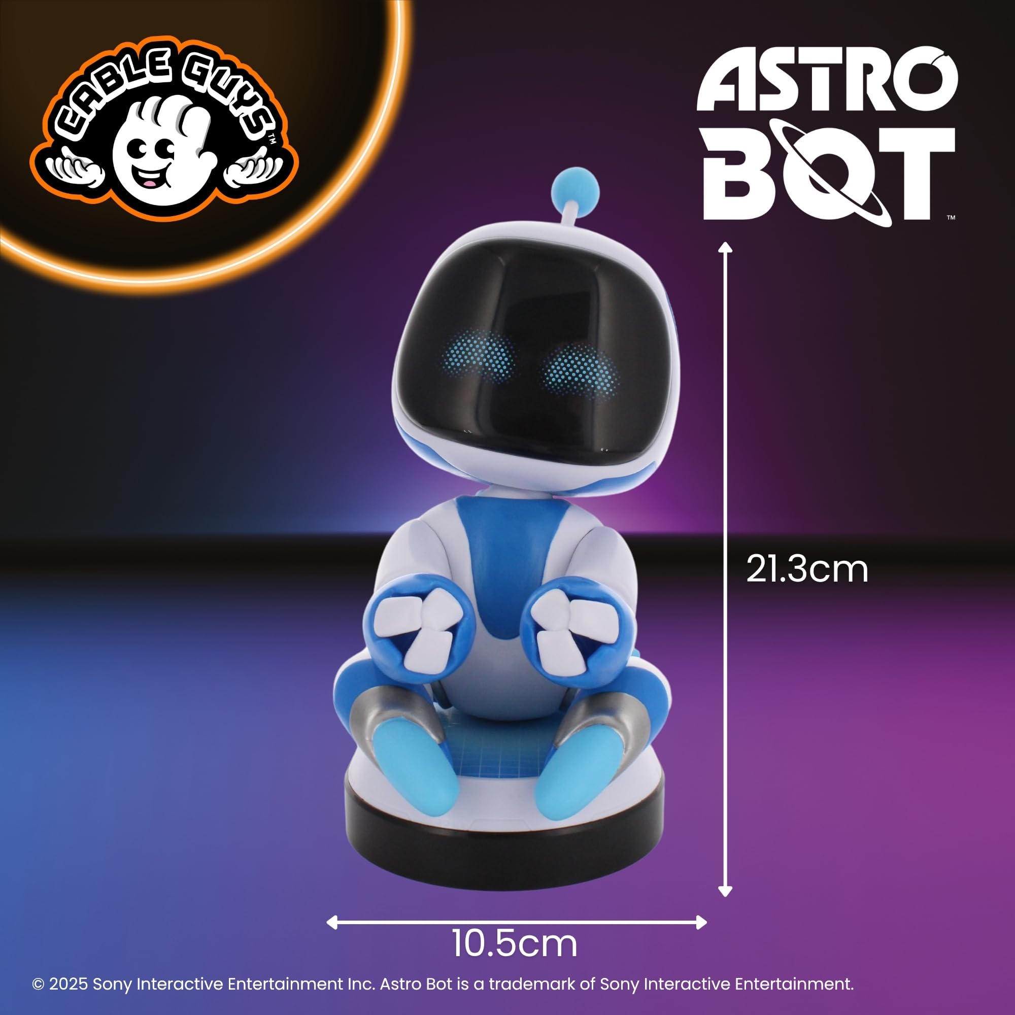 Cableguys Astro Bot Controller Holder & Phone Stand | 8.5 Inches Tall | Multicolored Plastic 7