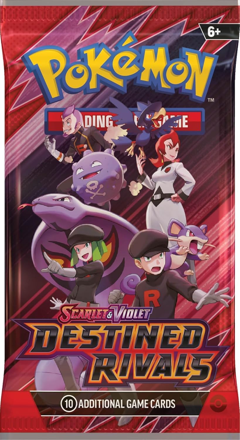 Pokémon SV10 Destined Rivals Booster Display - Includes Four Booster Packs