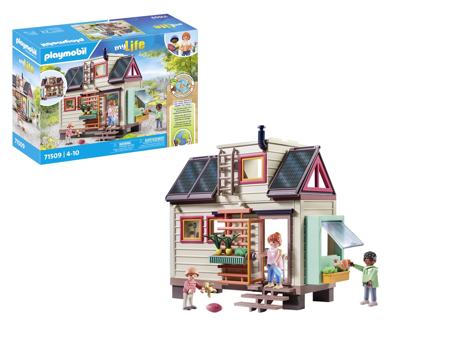 Playmobil Tiny House Playset - 160-Piece Detailed Home with Figures & Accessories for Ages 4+ 8