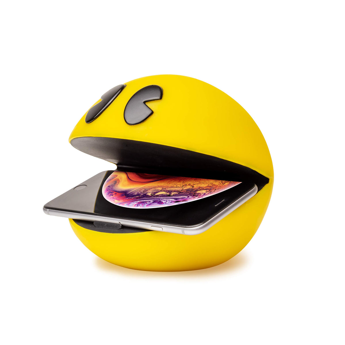 TEKNOFUN Pac-Man Wireless Charger - Yellow | 3600mW Output | Compatible with 100+ Phones