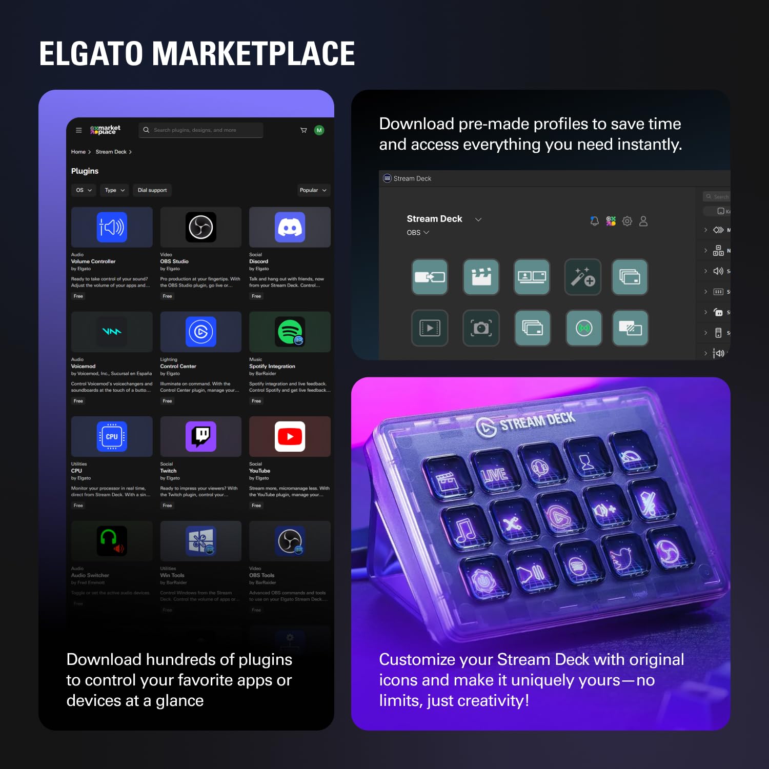 Elgato Stream Deck MK.2 Studio Controller - 15 Macro Keys | White 9