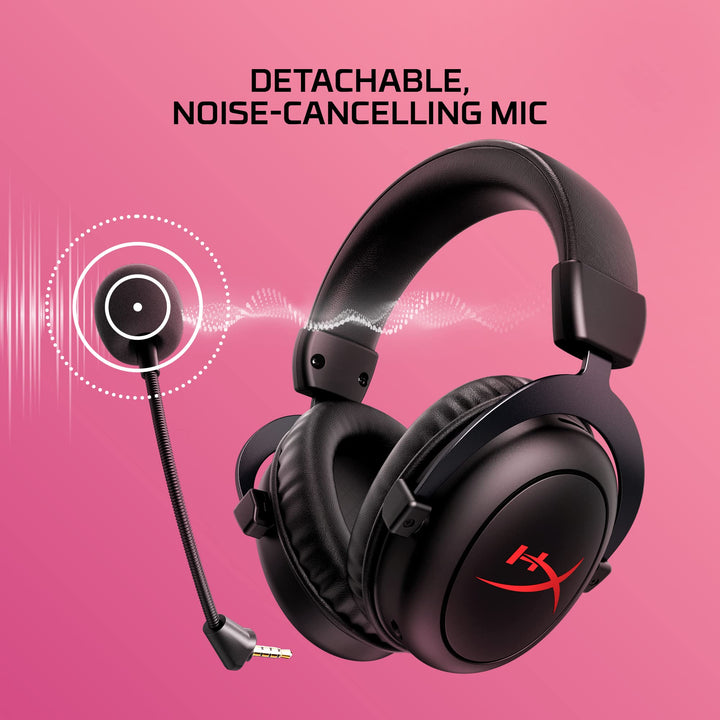 HyperX Cloud II Core Wireless - Gaming Headset for PC with DTS Headphone:X Spatial Audio