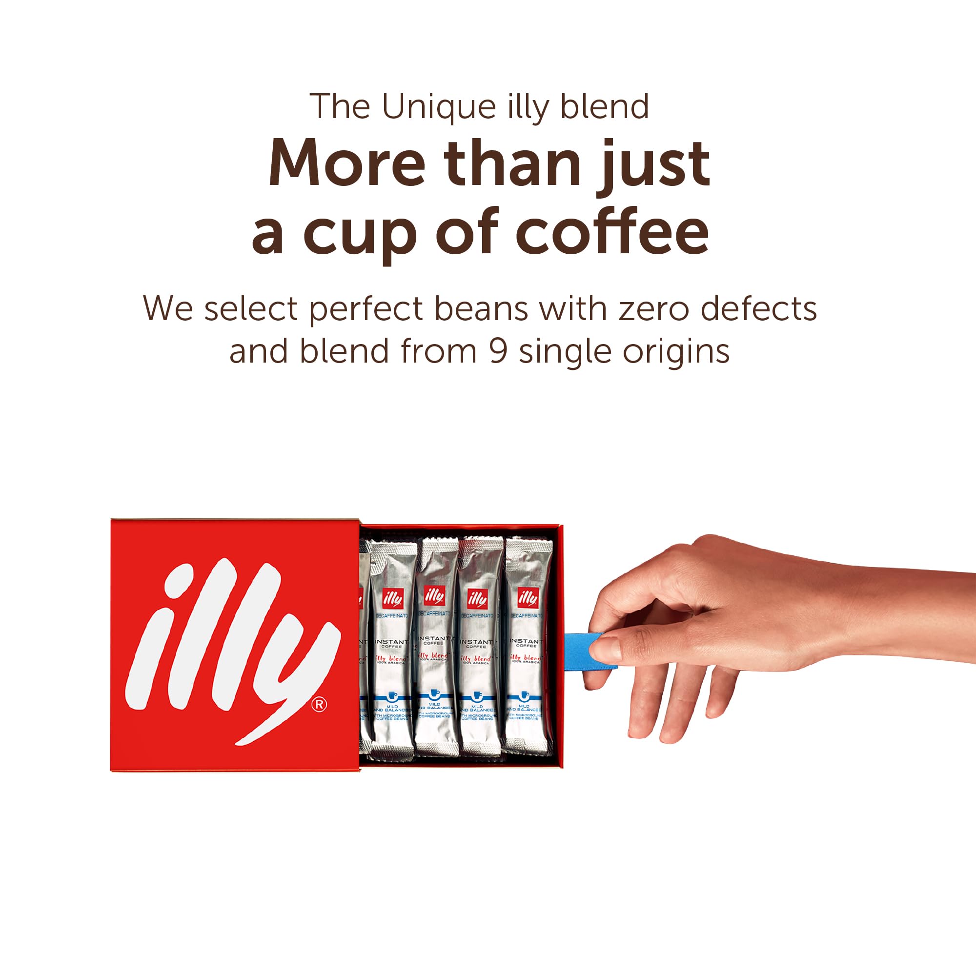 illy Decaf Instant Coffee Sachets - 20 Servings | 100% Arabica | Intensity 5/9 6