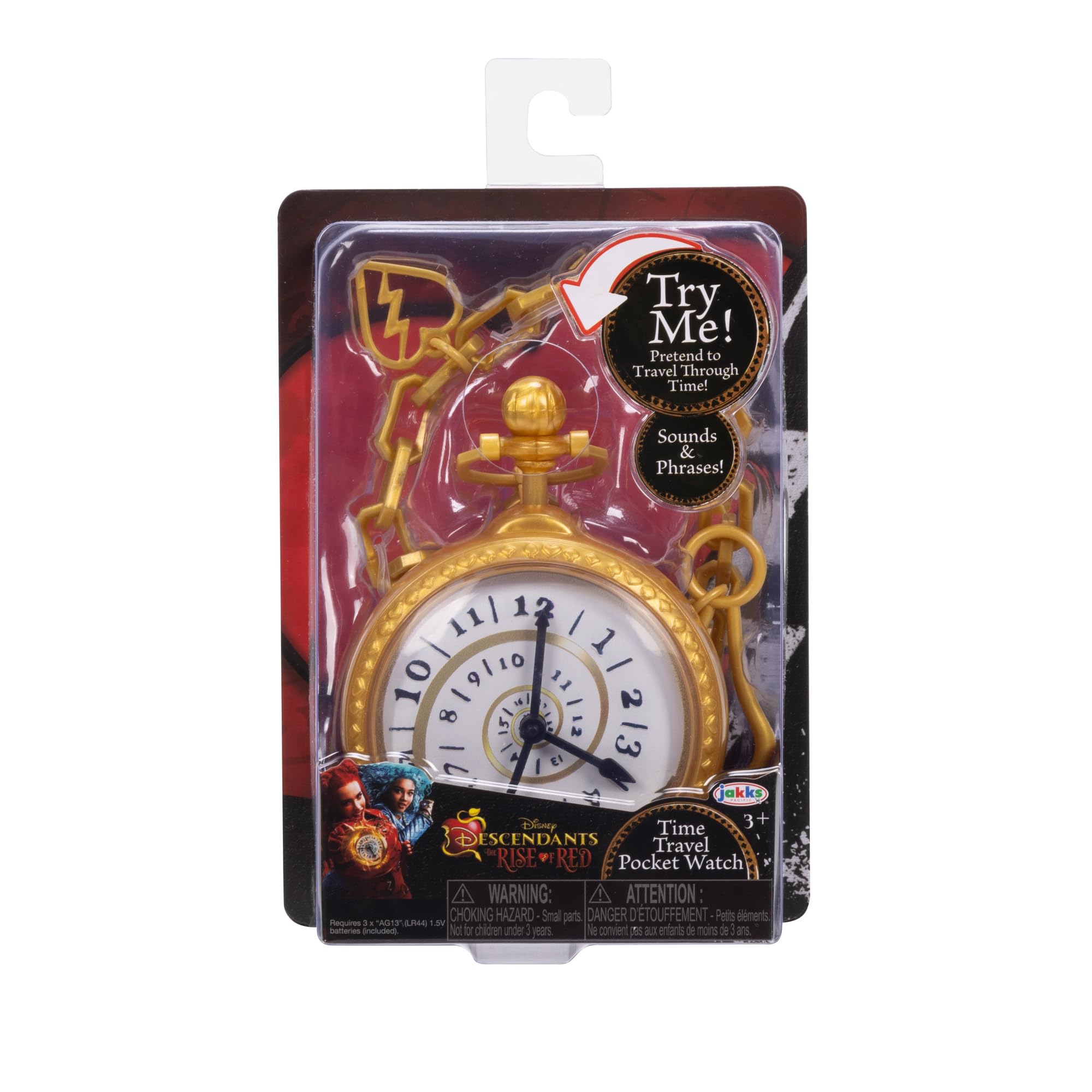Disney Descendants Rise of Red Time Travel Pocket Watch - Red's Accessory with Sound Effects 5