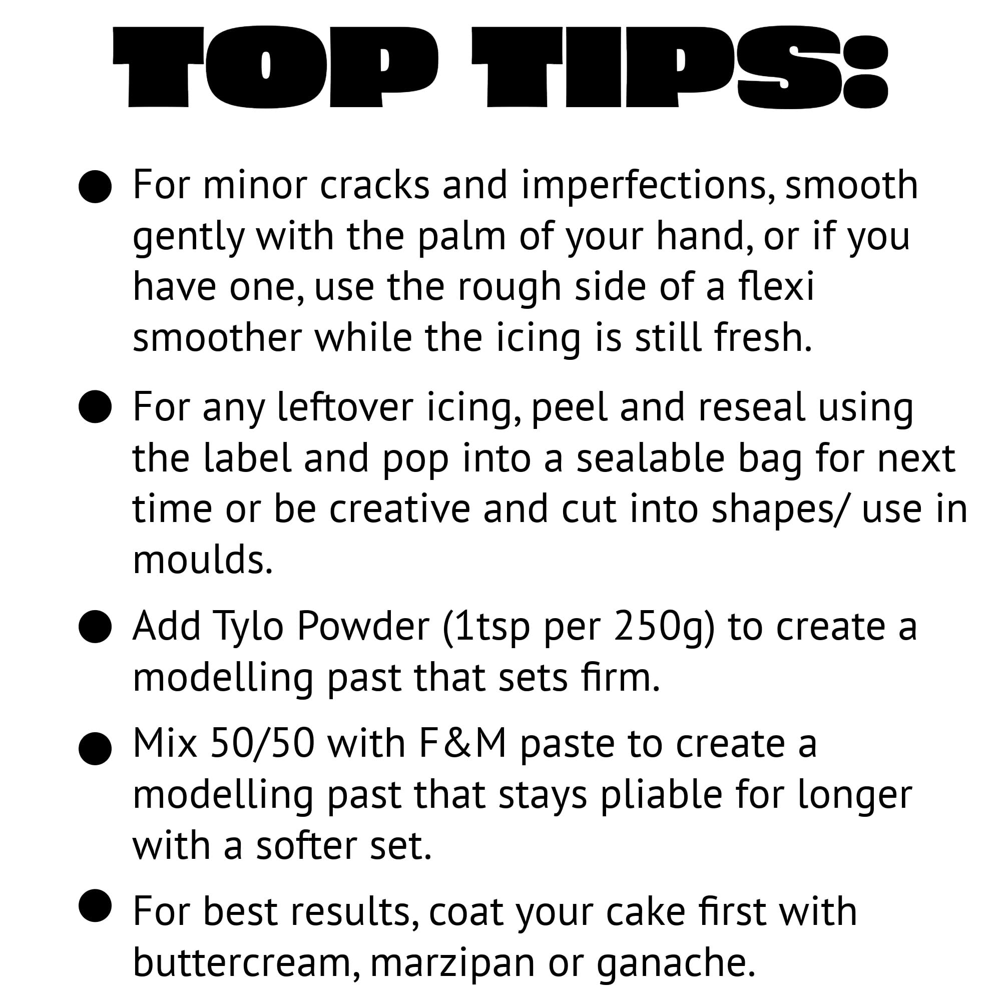 Renshaw White Extra Stretch Fondant Icing - Extra Firm & Elastic for Large Cakes | 1 kg
