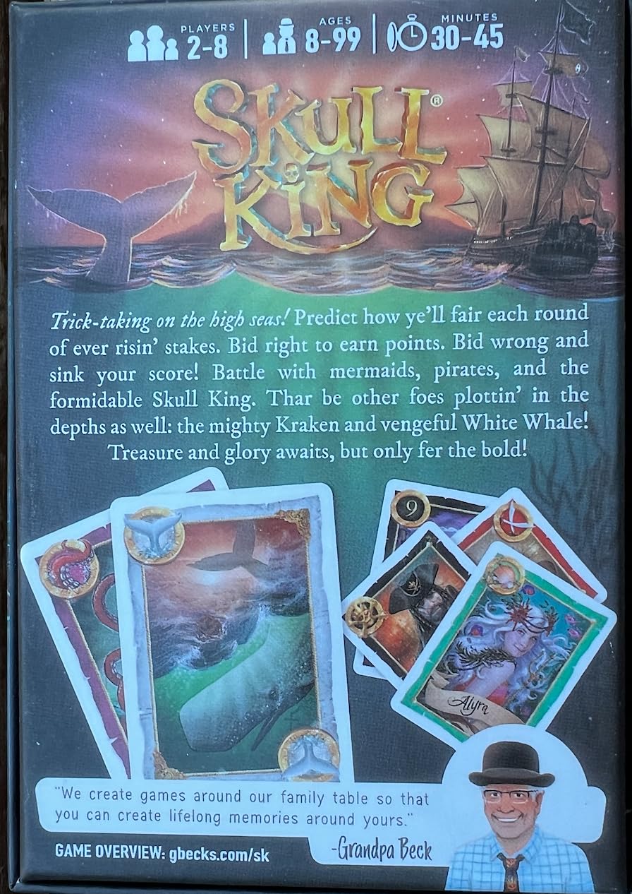 Grandpa Beck's Skull King Card Game with Legendary Expansion