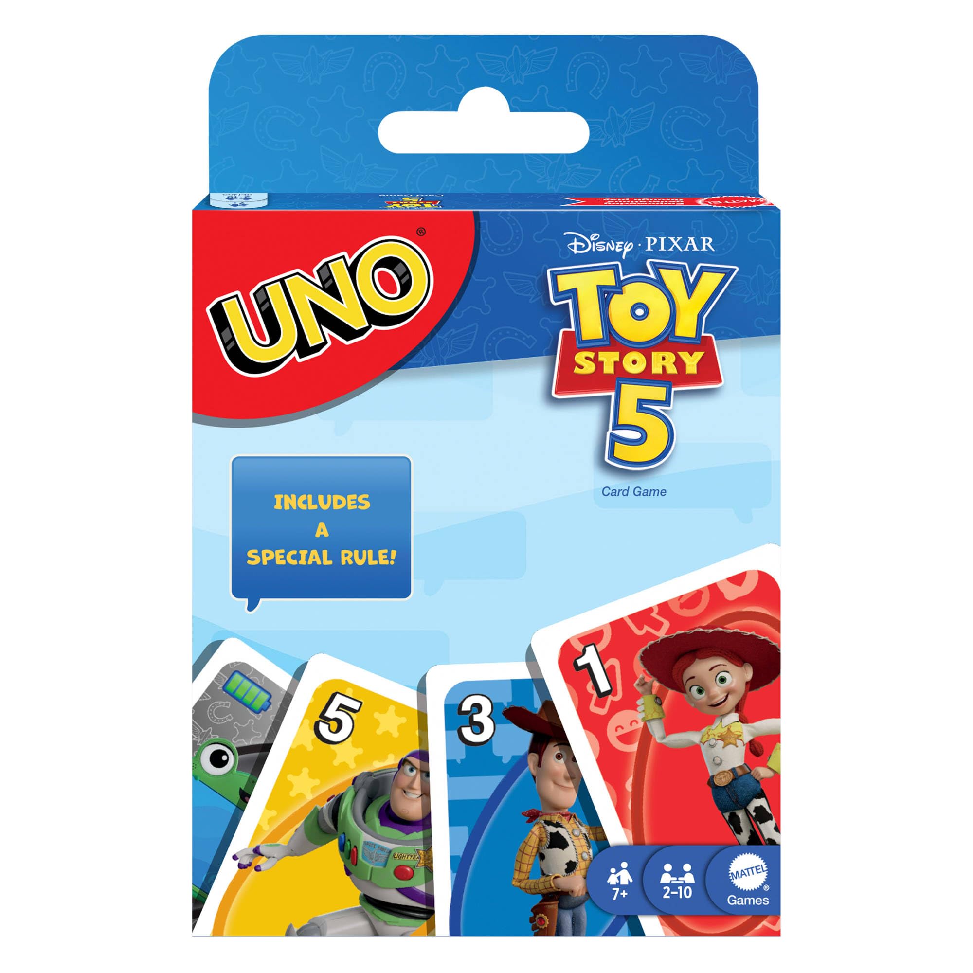 UNO Disney and Pixar Toy Story 5 Card Game - Multicolor, 2-10 Players, Ages 7+ 1