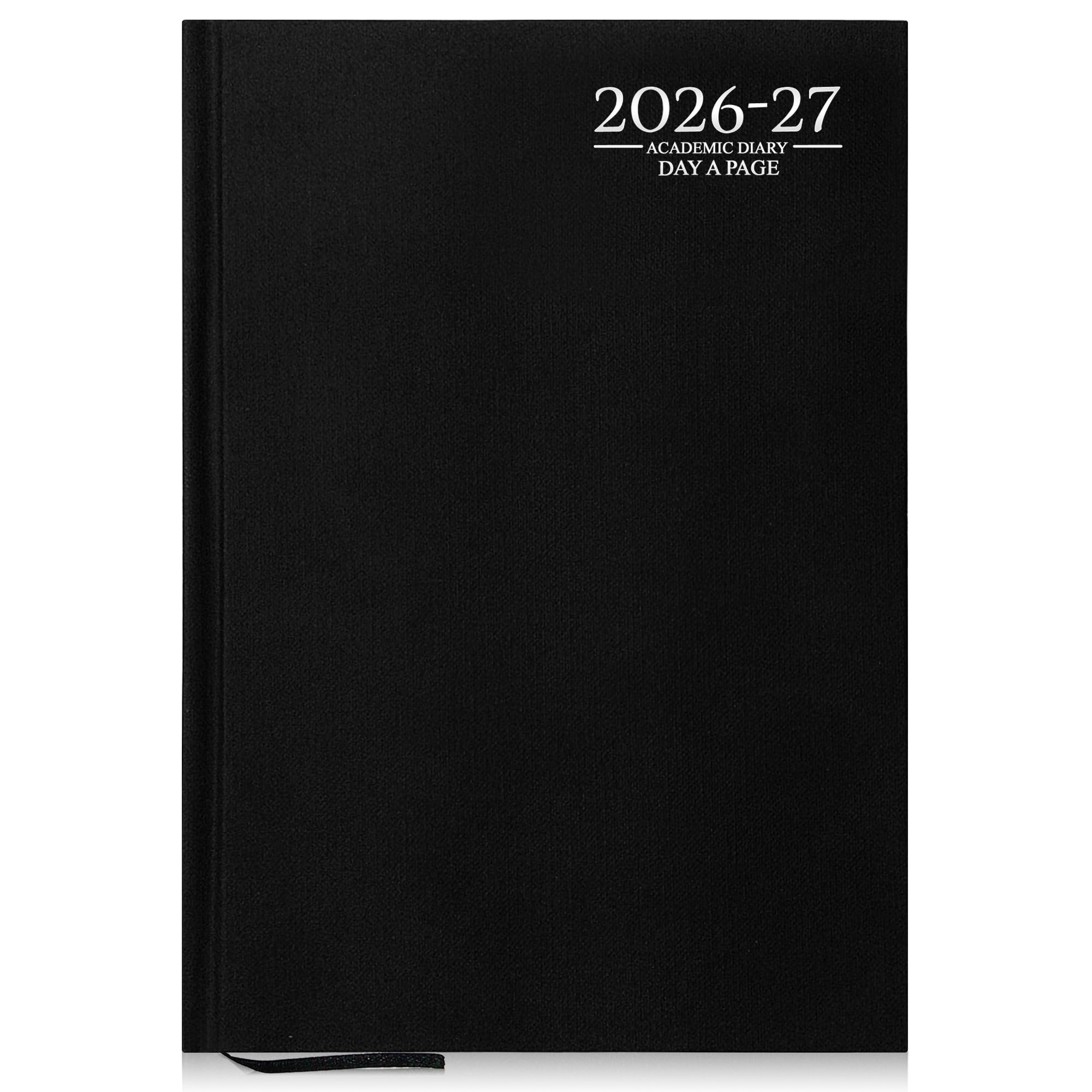 G4GADGET 2026-2027 Academic Diary - A4 Week To View Black Hardback 1