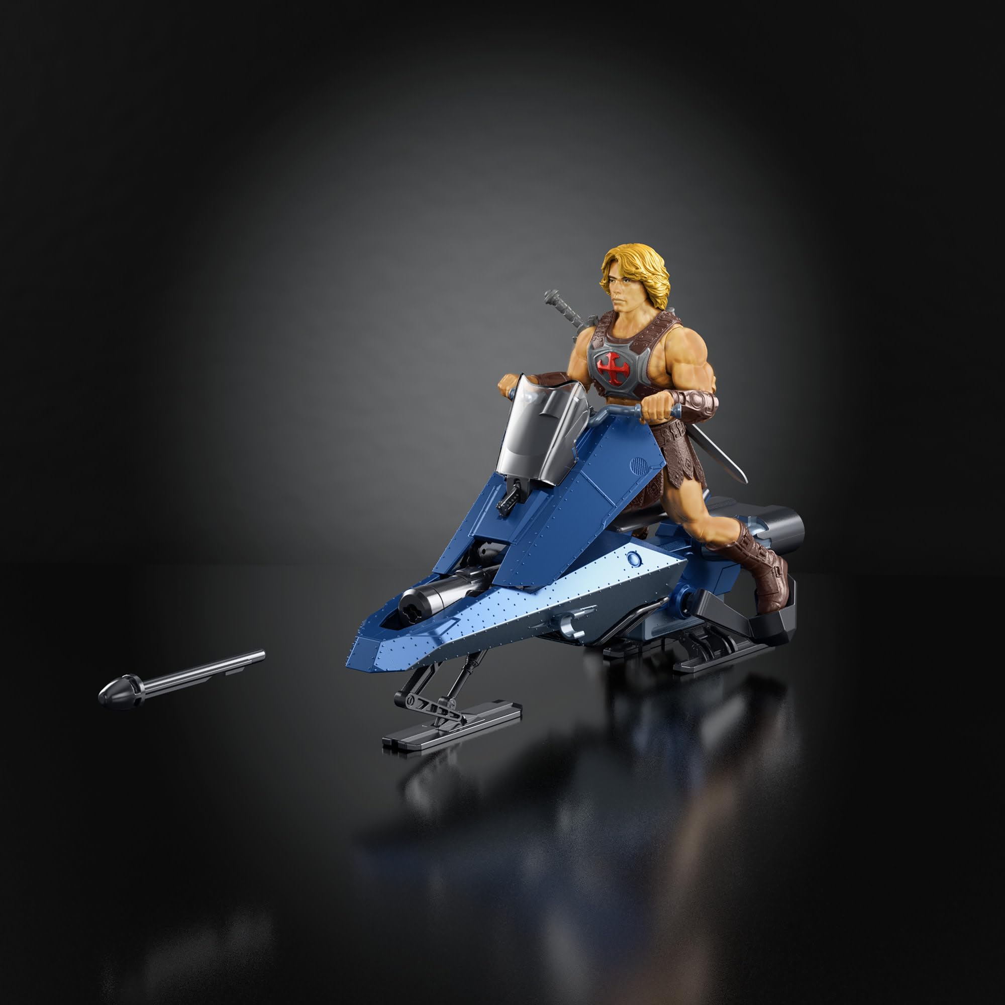 Masters of the Universe He-Man Sky Sled Vehicle & Figure Playset | 5.5-Inch Scale 2