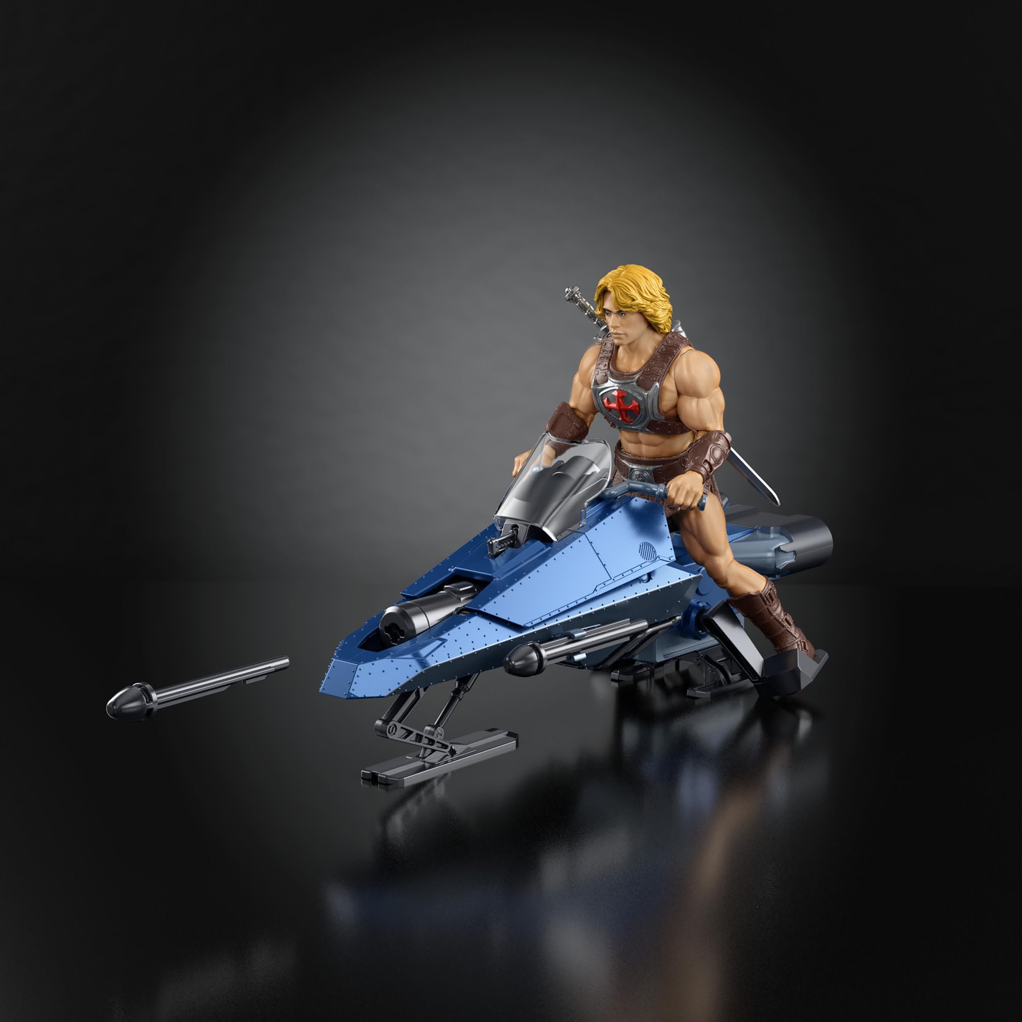 Masters of the Universe He-Man Sky Sled Vehicle & Figure Playset | 5.5-Inch Scale 4