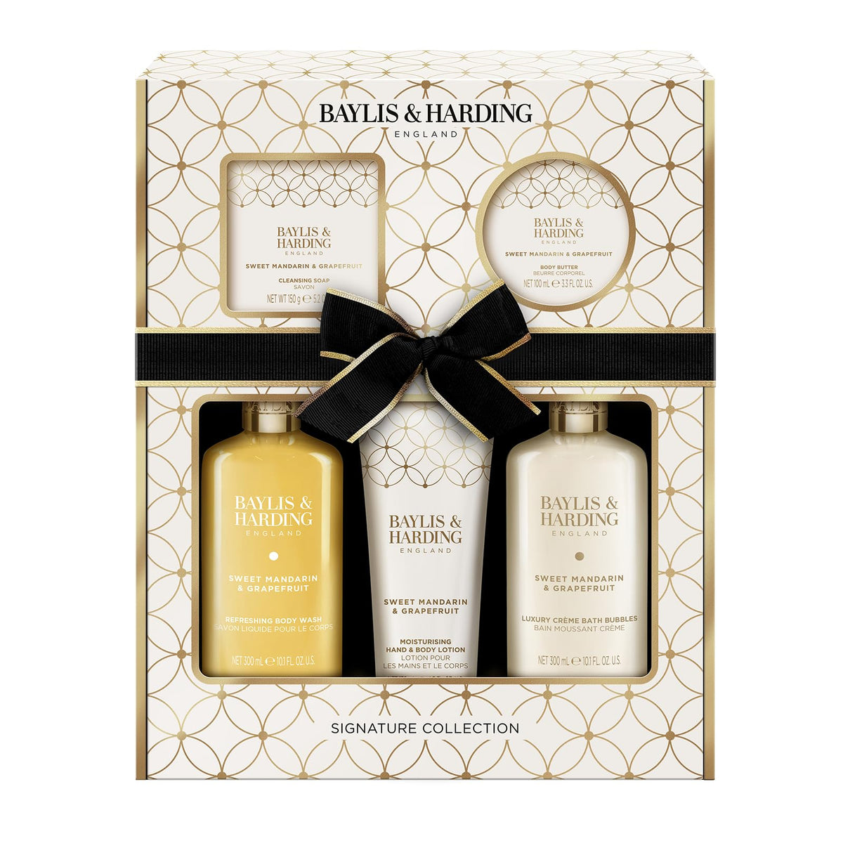 Baylis & Harding Sweet Mandarin & Grapefruit Gift Set - 5-Piece Body Care Set