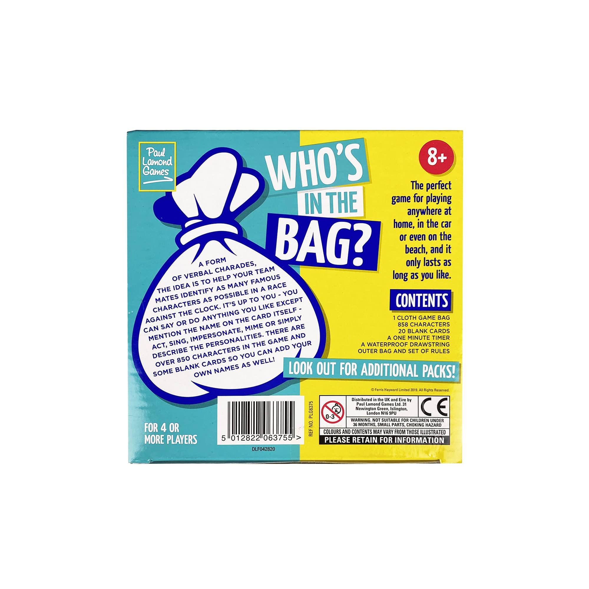 University Games Who's in the Bag Game - Guessing Game for Ages 8+, 2-8 Players 3