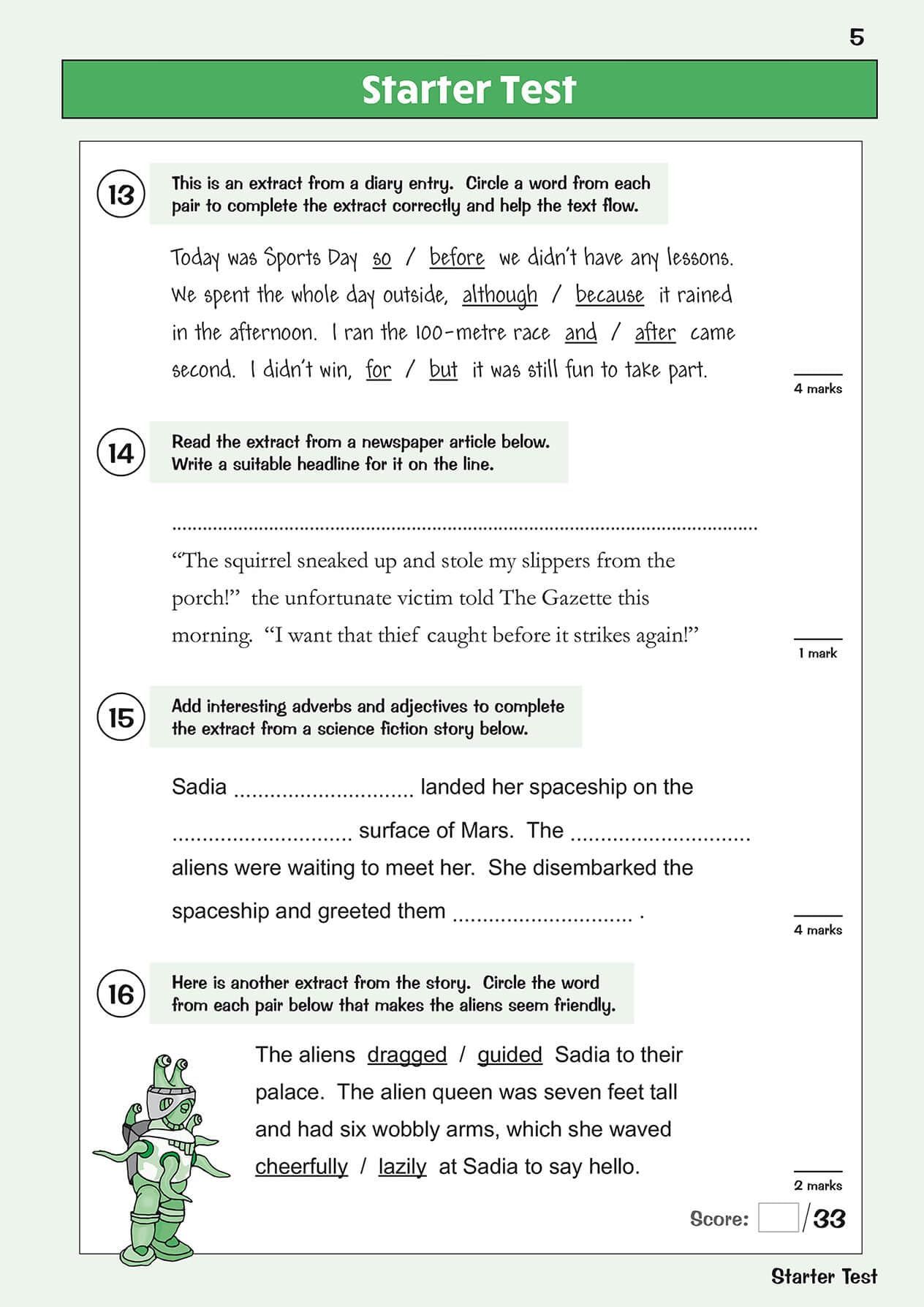 CGP Books Year 4 Targeted Question Book - English Study Aid | Ages 8-9 | 132 Pages 2
