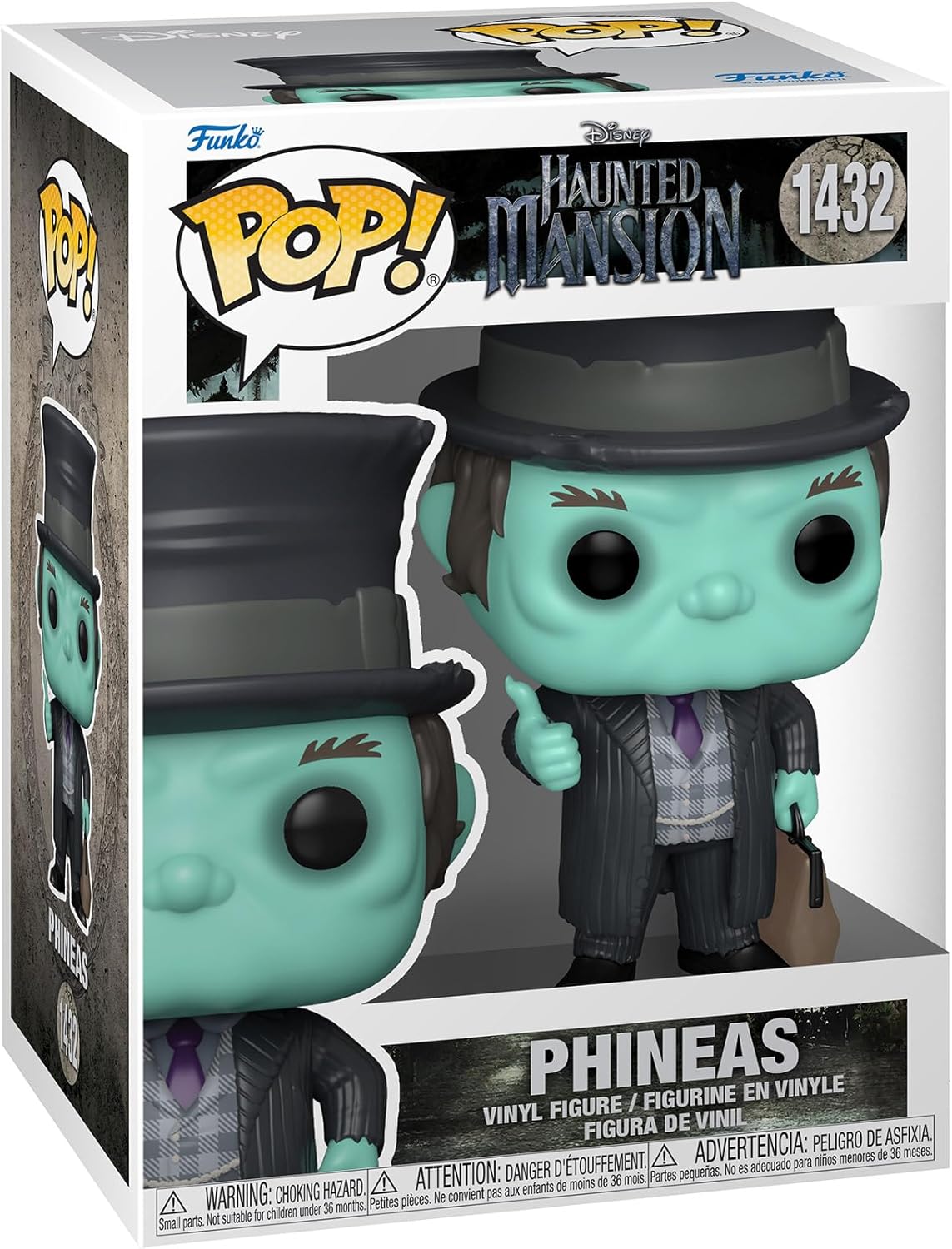 Funko Pop! Disney: The Haunted Mansion - Phineas Vinyl Figure (72369)