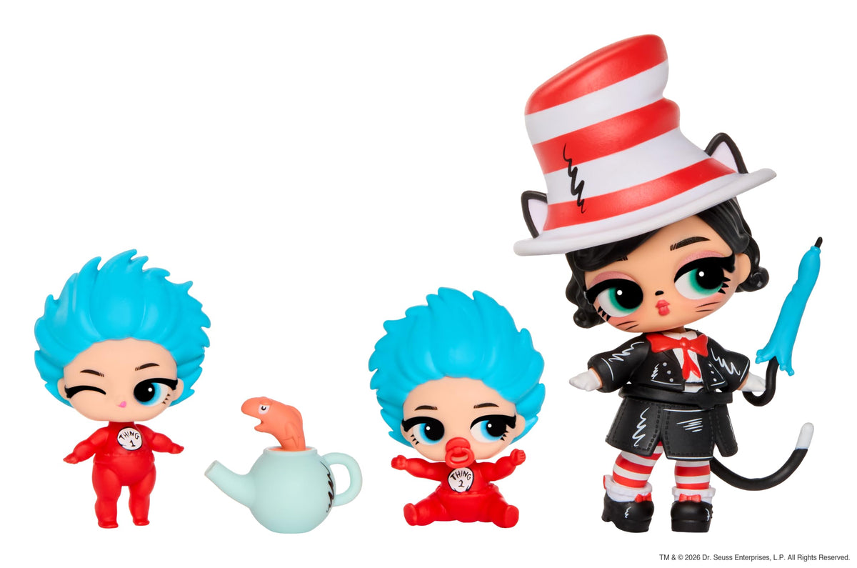 L.O.L. Surprise! Loves Dr. Seuss Tots Dolls - 4 Characters to Collect