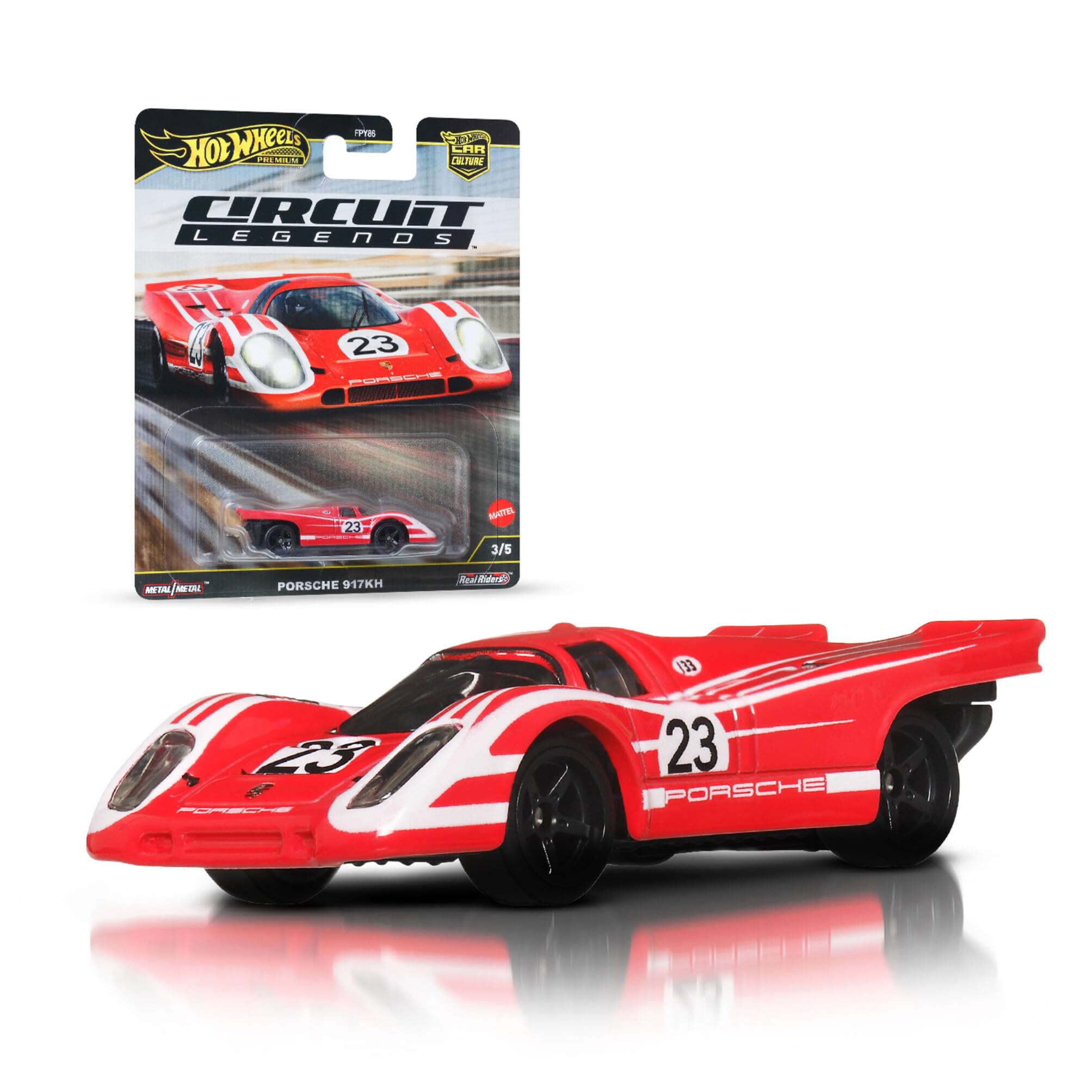 Hot Wheels Porsche 917k Premium Car Culture Collectible 1:64 Scale Die-Cast JBK63 1