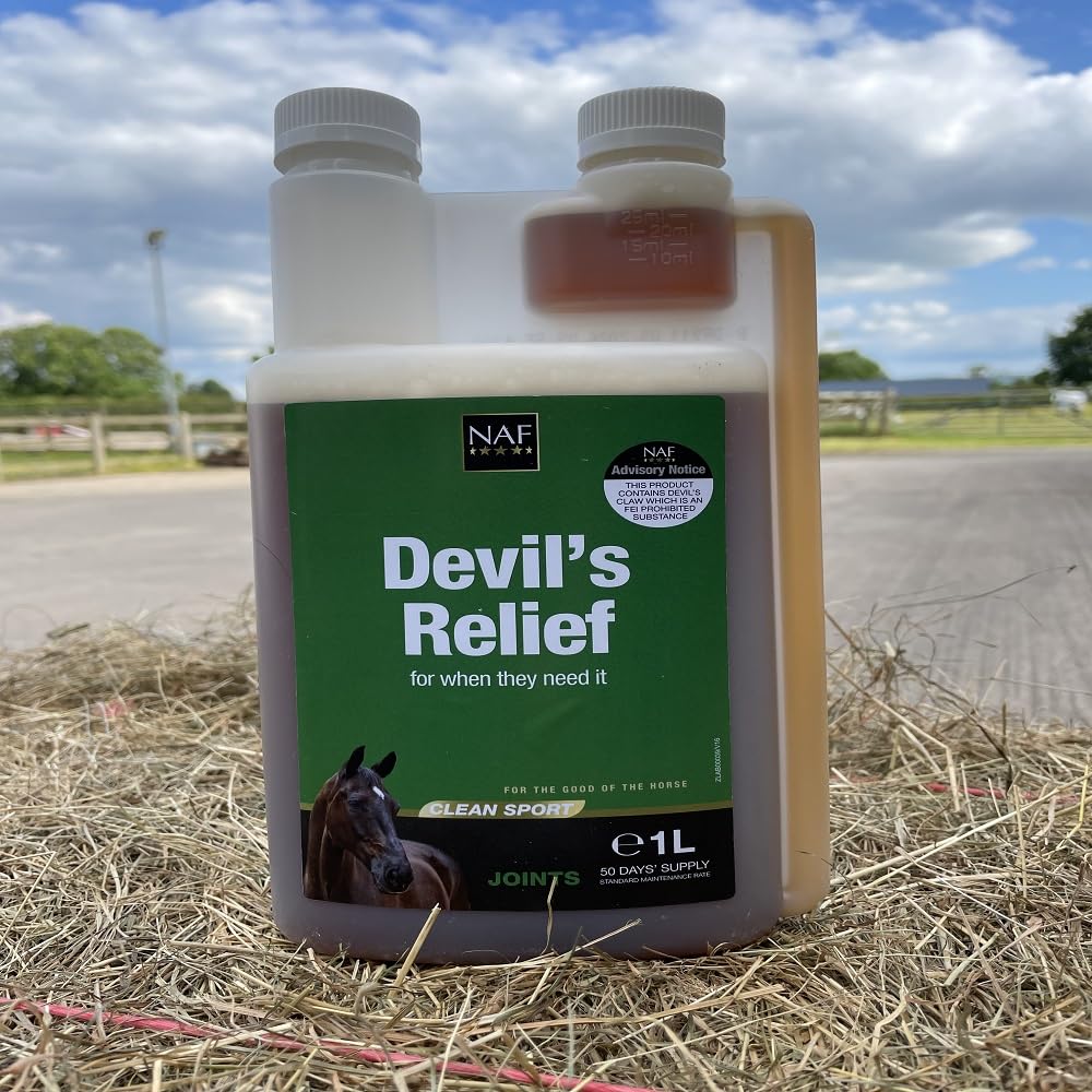 NAF Devil's Relief - Herbal Joint Support for Horses | Liquid Supplement | 1 Litre 2