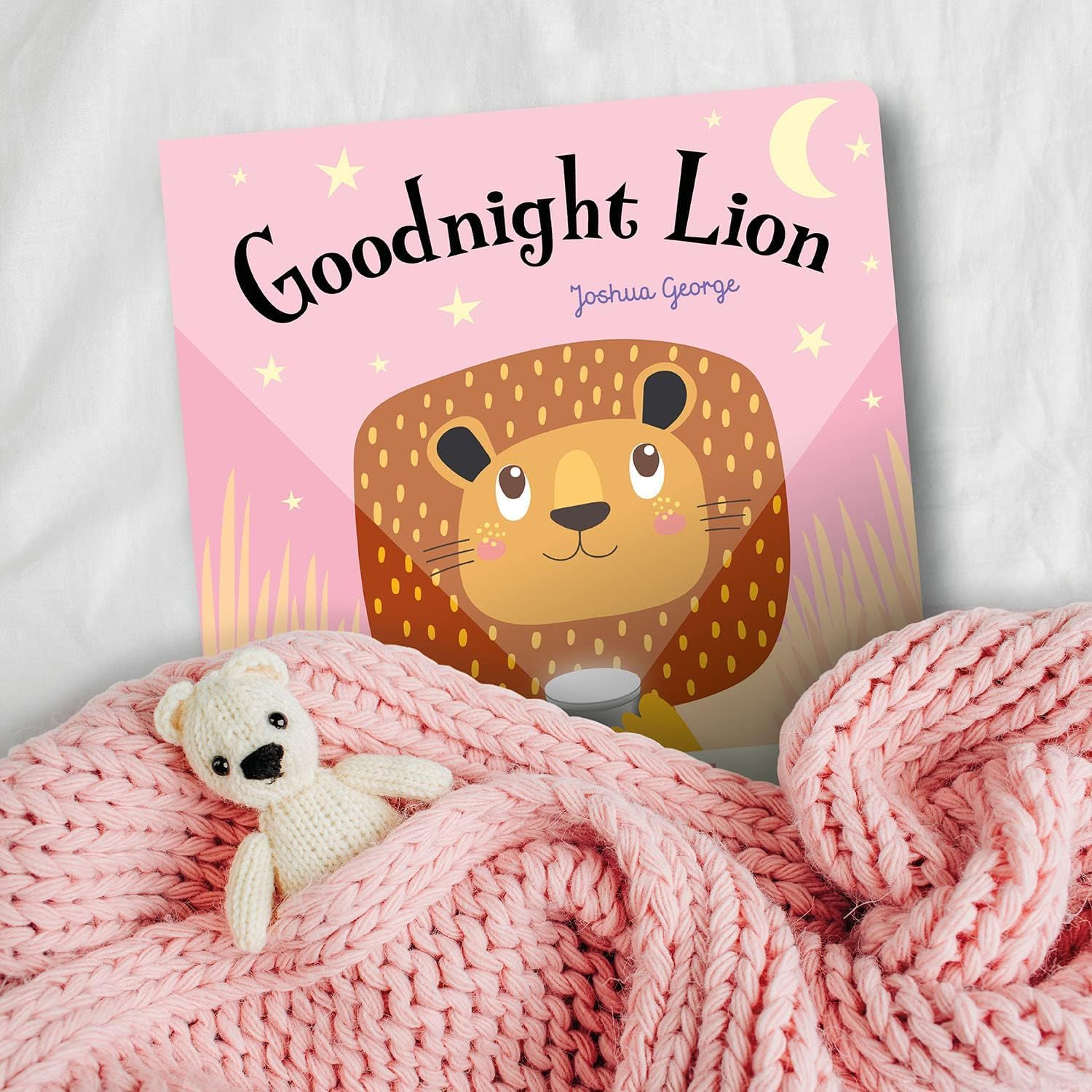 Scholastic Goodnight Lion (Magic Torch Books) by Joshua George | Hardcover for Ages 1-3