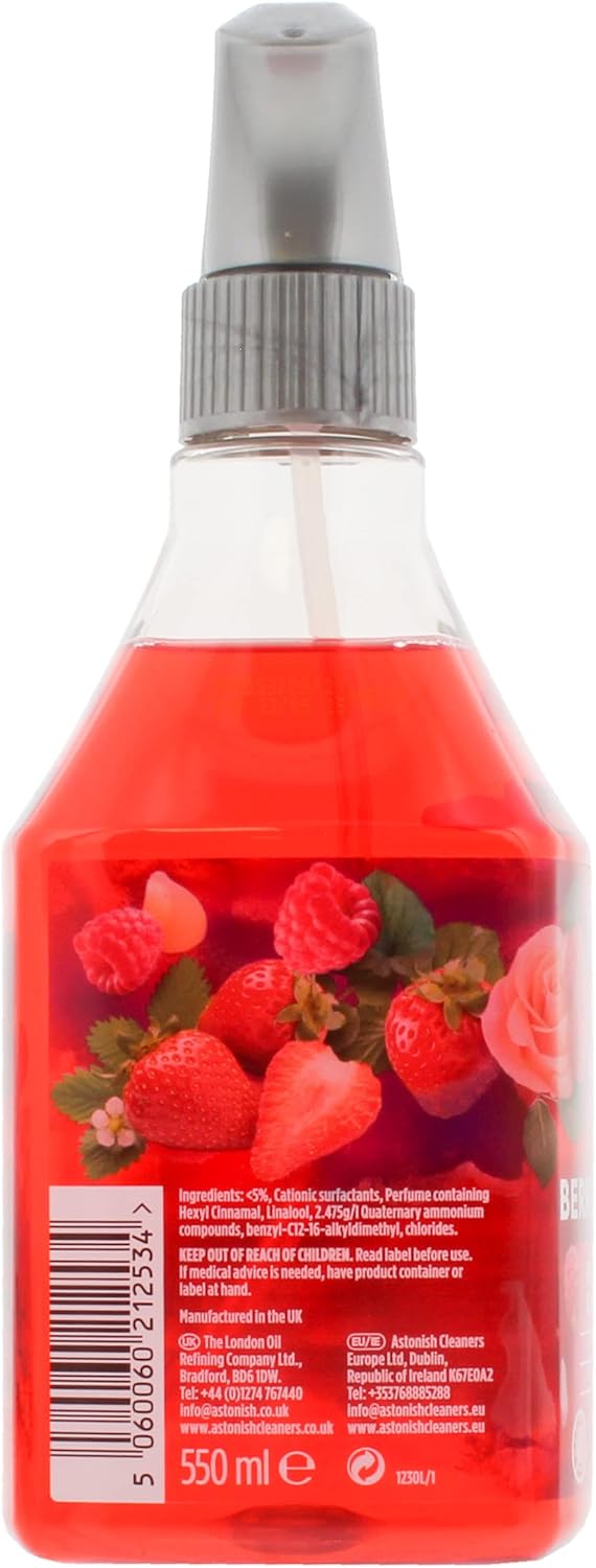 Astonish Berry Harvest Ready to Use Disinfectant Spray 550ml