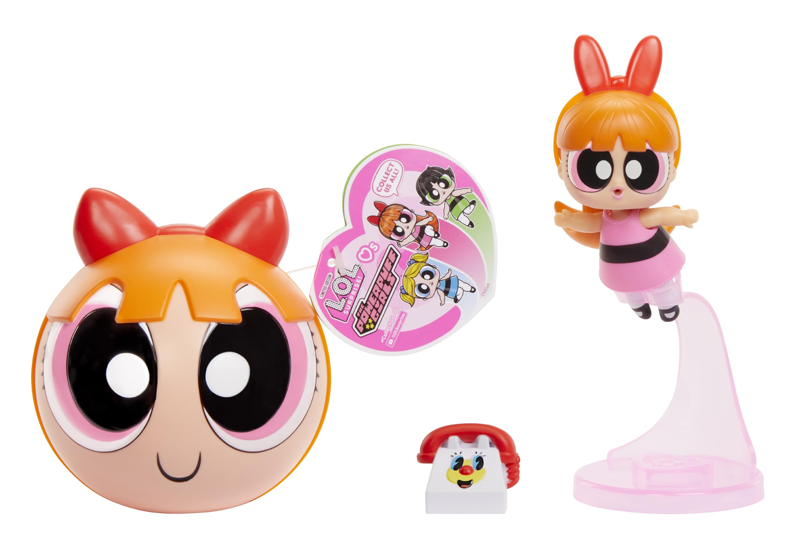 L.O.L. Surprise! Loves The Powerpuff Girls Tots Doll - Poseable, Collect All 3 | 3.9 in 1
