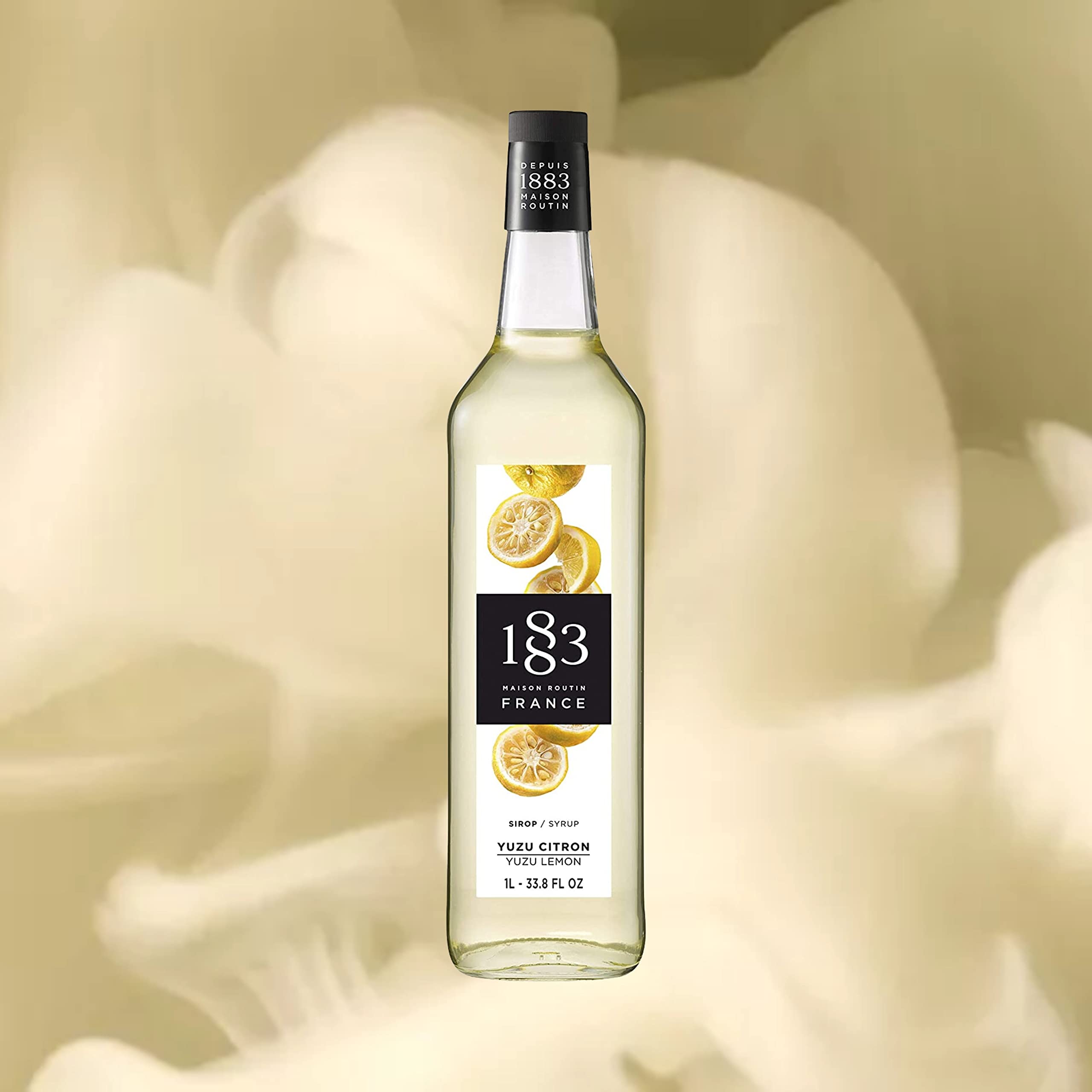 1883 MAISON ROUTIN Premium Yuzu Lemon Syrup - 1 L | Made in France