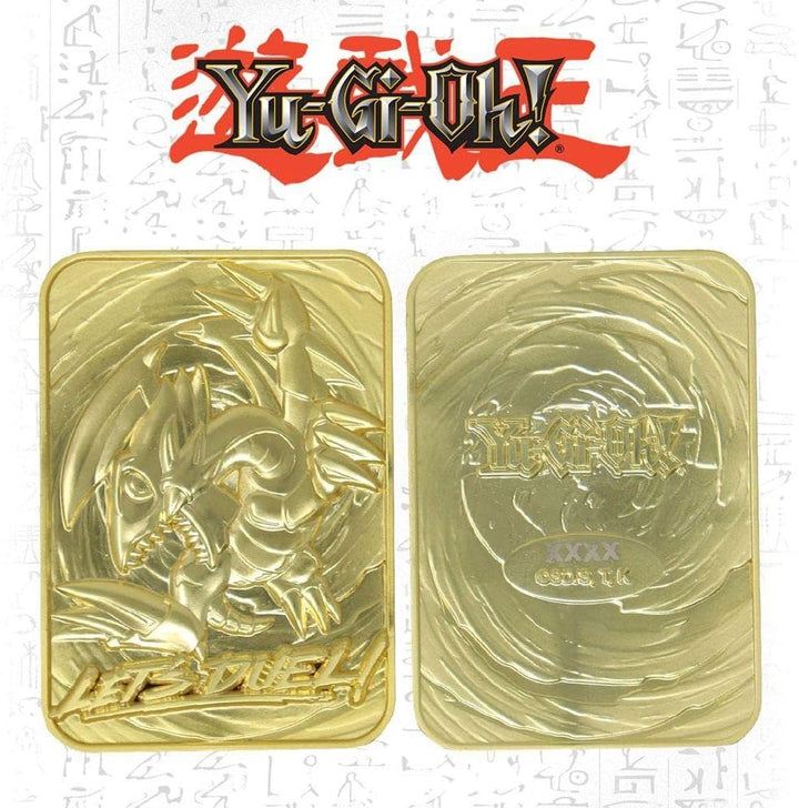 FANATTIK Yu-Gi-Oh! - Blue-Eyes Toon Dragon Metal Gold-Plated Collector Card (202972)