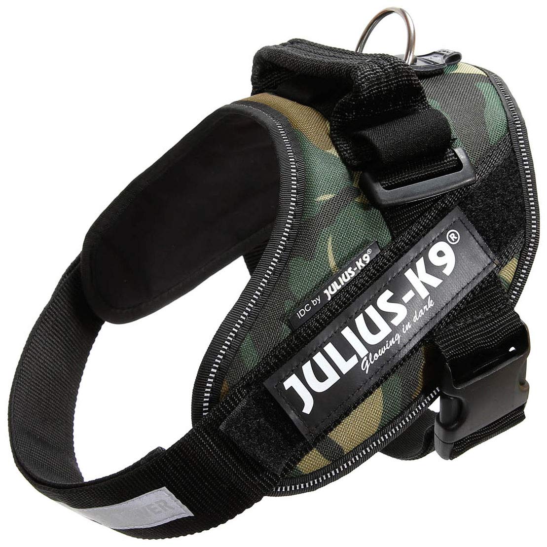 Julius-K9 IDC Powerharness - Vest Harness for Dogs | Camouflage, Size M/0 | 14-25 kg 1