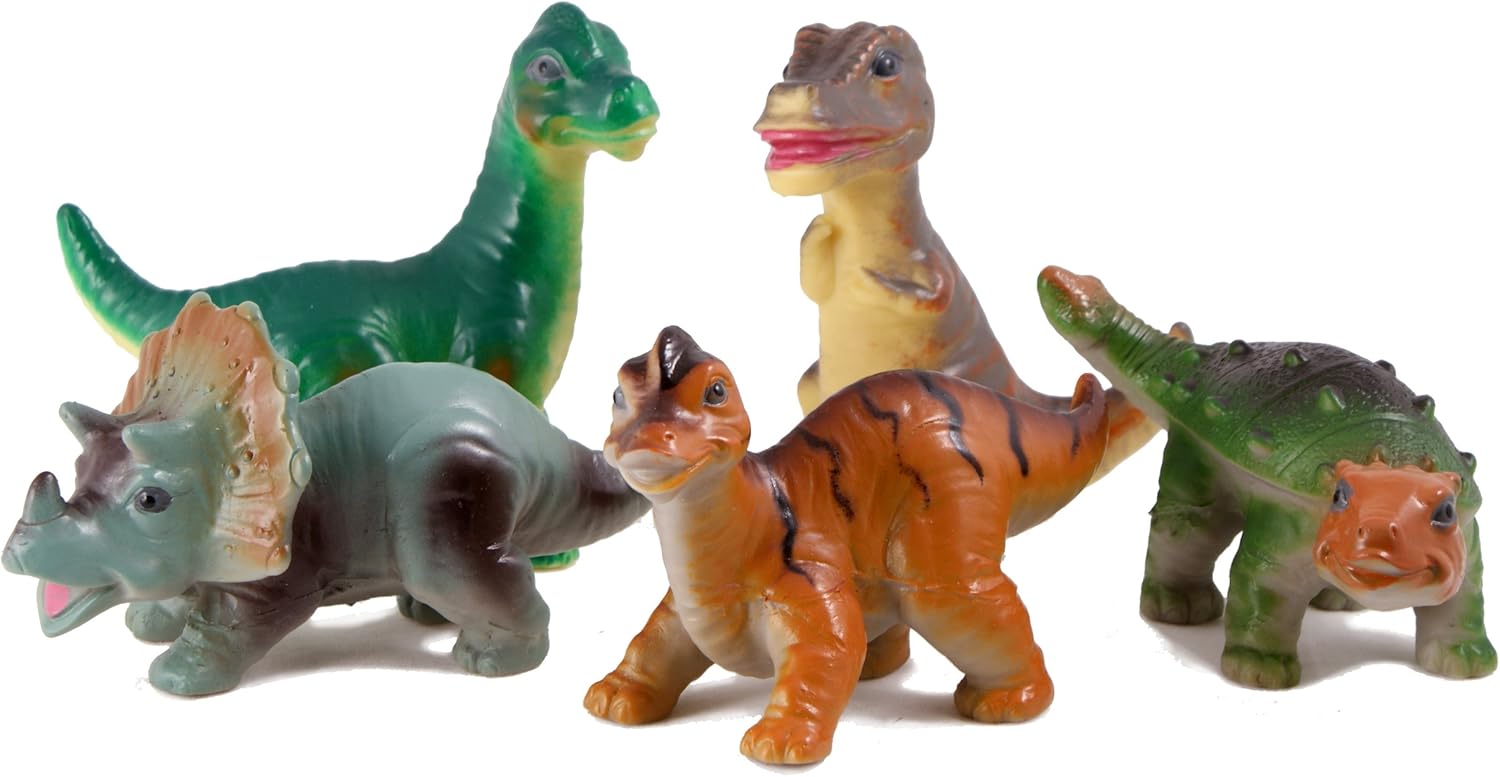 Soft Touch Baby Dinosaur Playset - 6 Soft & Squidgy Figures for Toddlers 18 Months+ 1