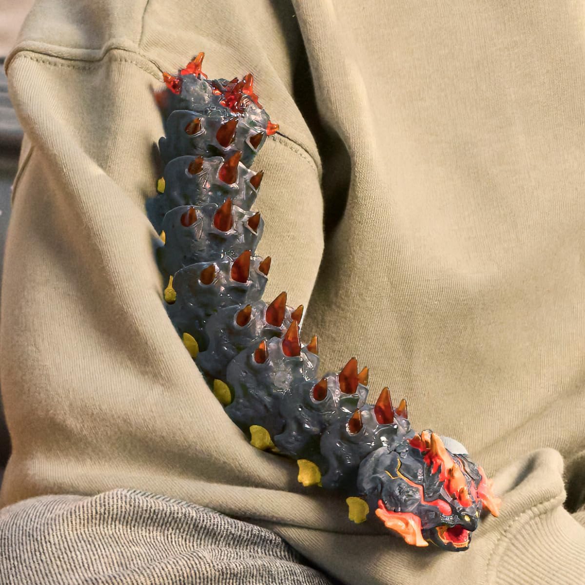 Schleich Eldrador Fire Worm Toy Figurine - Ages 7+ | 25cm Length | 70864 3