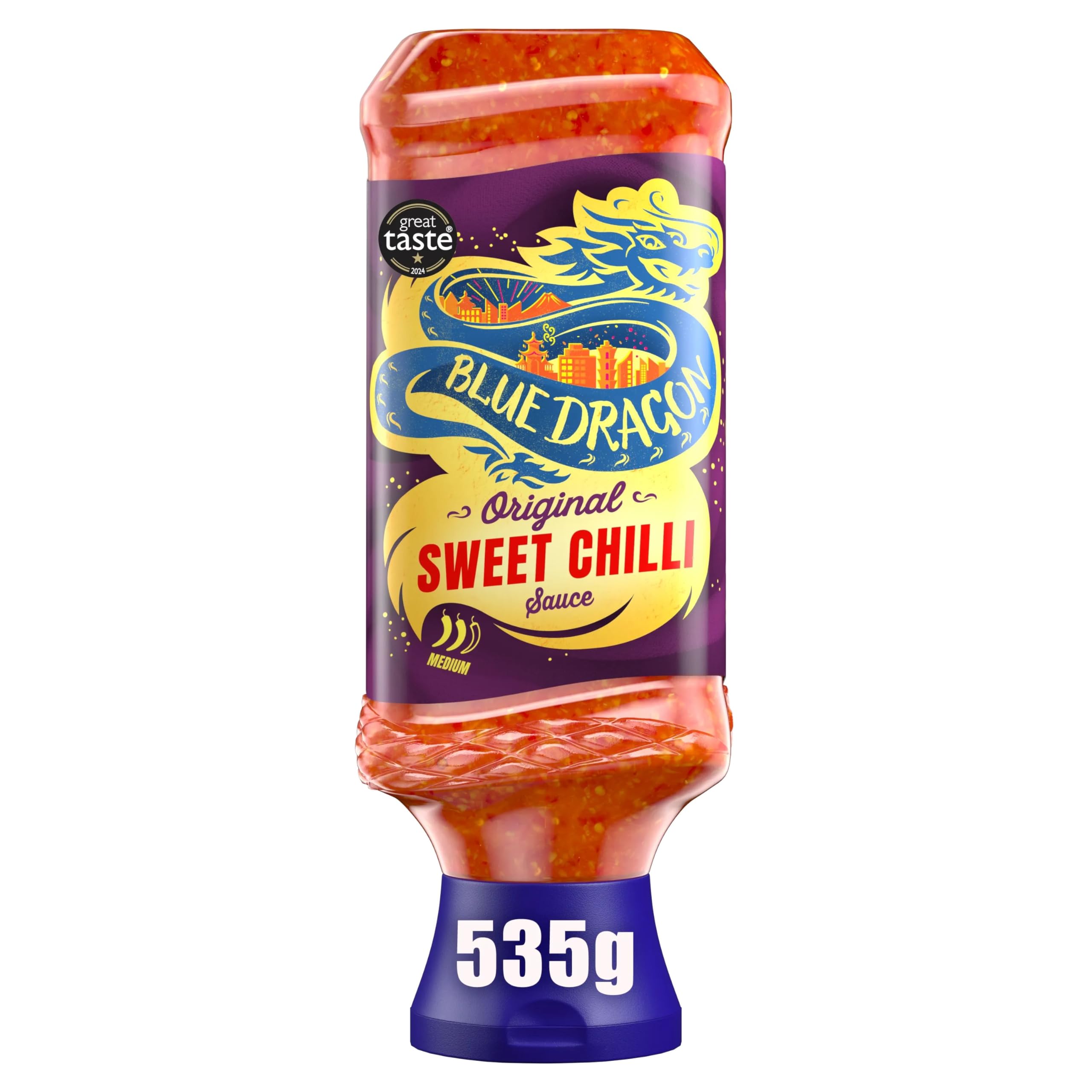 Blue Dragon Thai Sweet Chilli Dipping Sauce - Medium Heat, Vegan Friendly | 535g 1