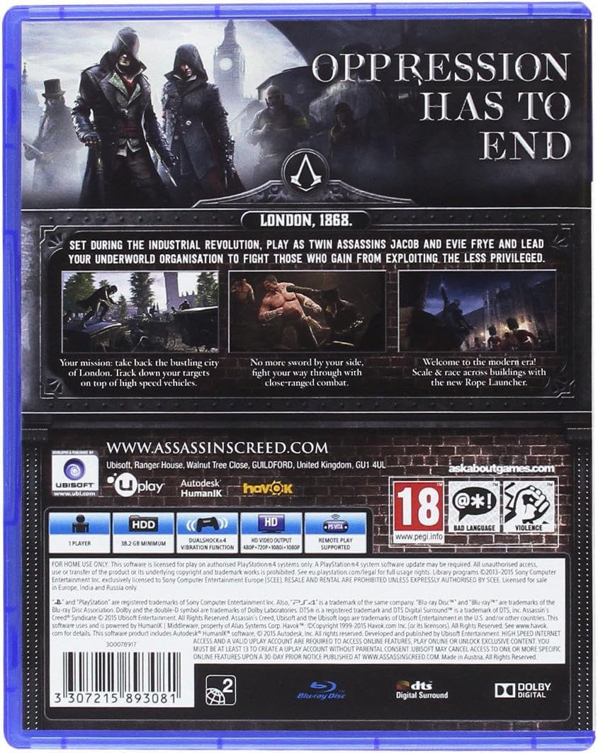 Assassin's Creed Syndicate [PS4]
