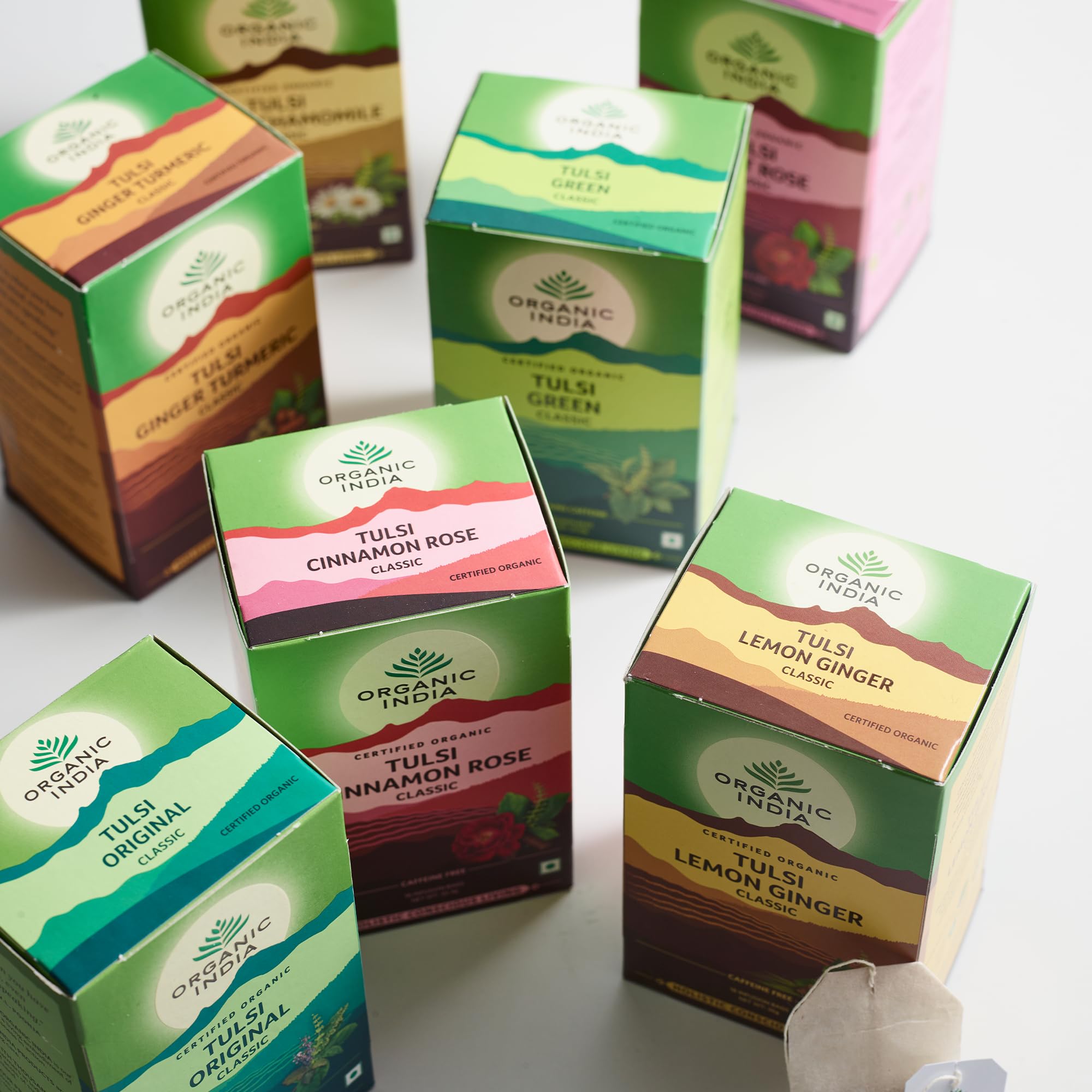 ORGANIC INDIA Tulsi Green Tea Classic - Certified Organic & Vegan | 18 Teabags 5