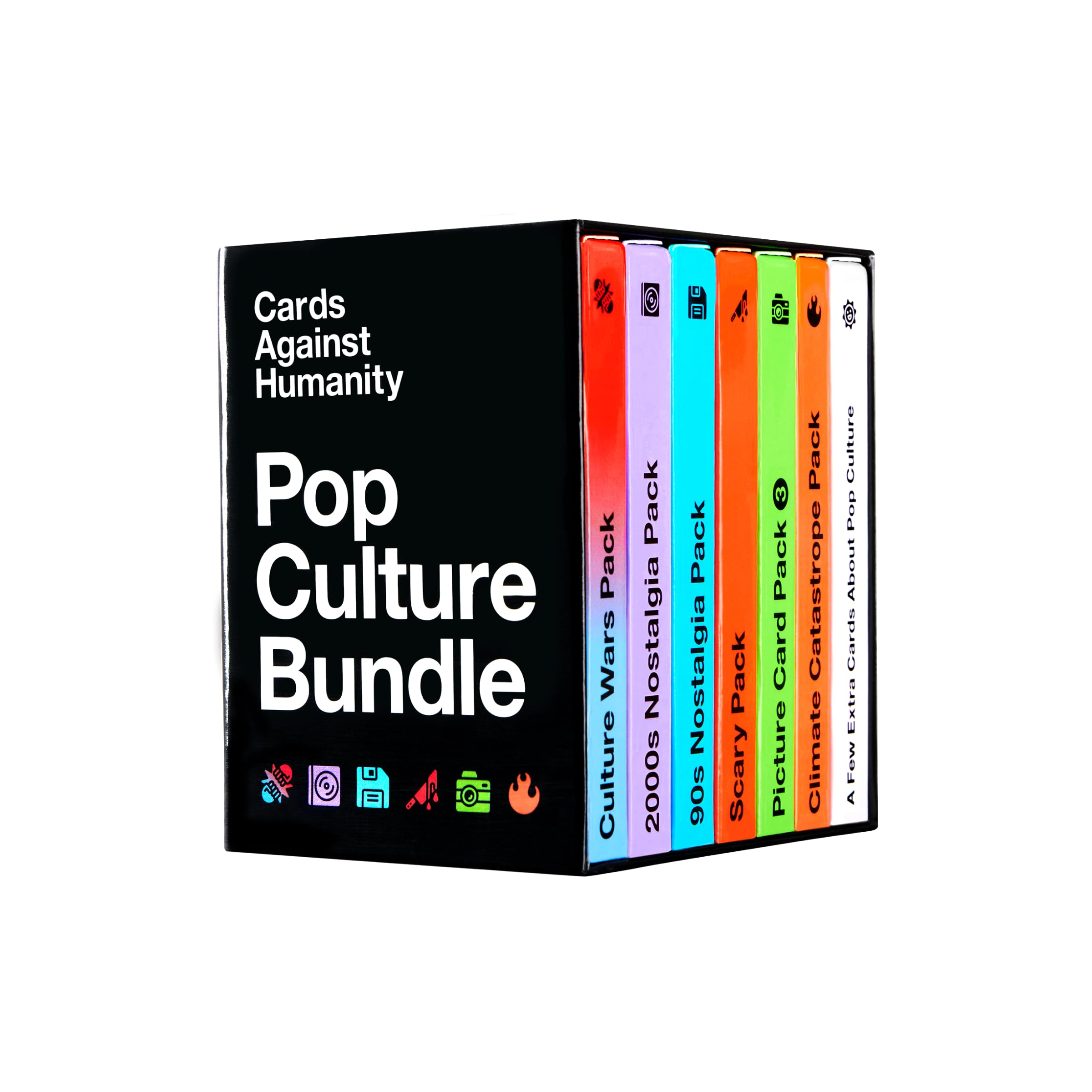 Cards Against Humanity Pop Culture Bundle - 6 Themed Expansion Packs + 10 New Cards | Ages 17+