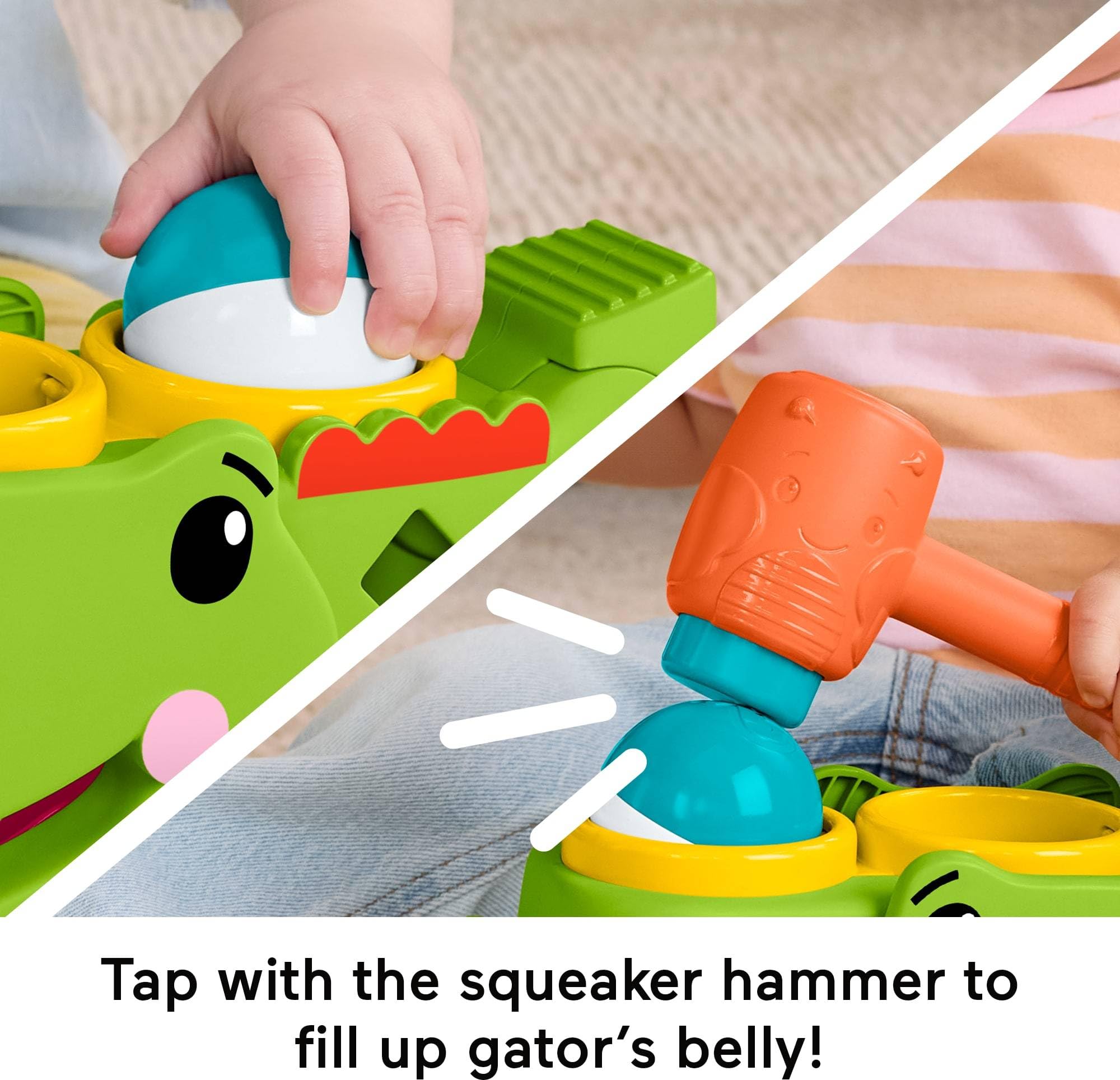 Fisher-Price Sit & Tap Rolligator Baby Toy | 9+ Months | Multicolor 5